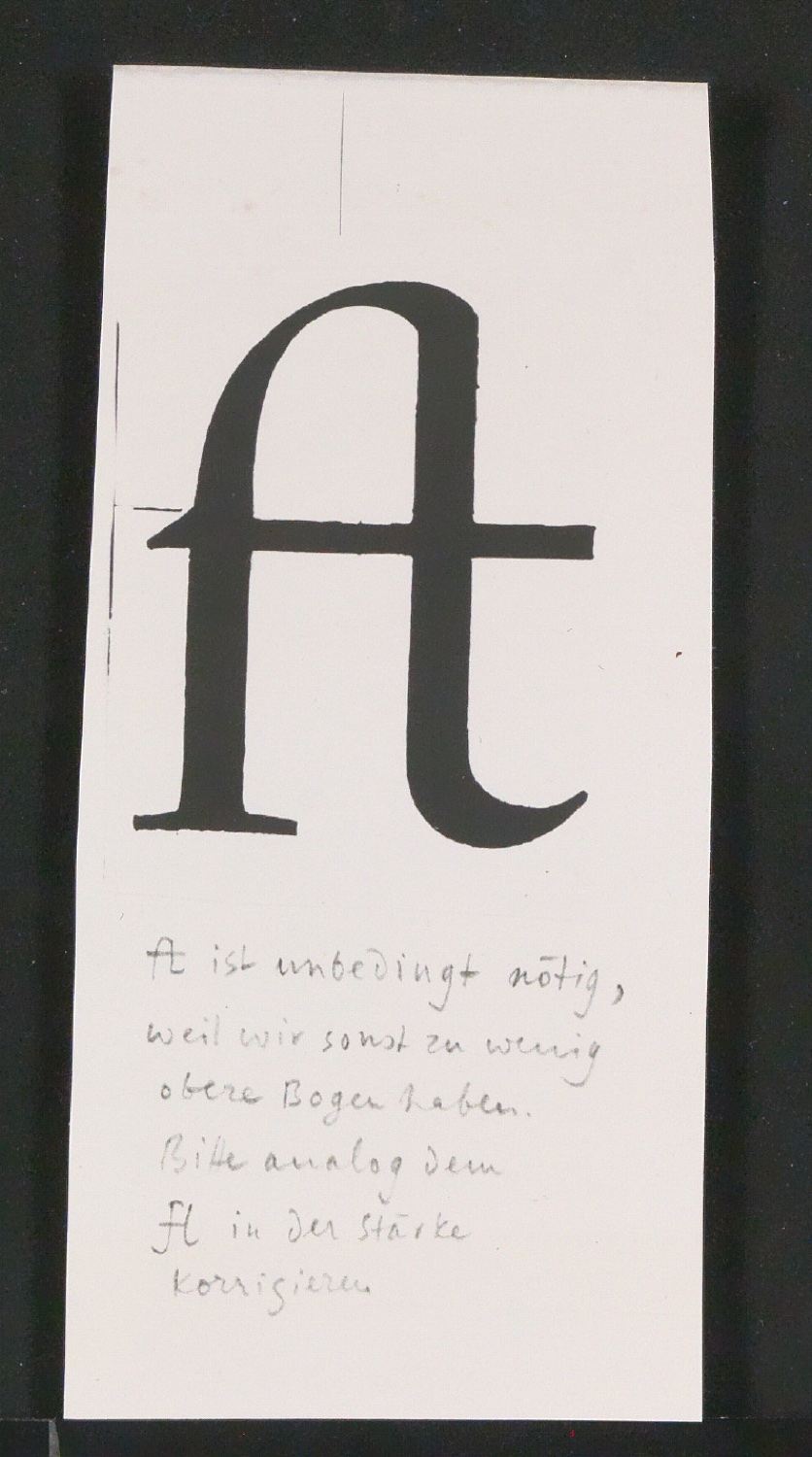Entbehrliche Photokopien einzelner Buchstaben (gewöhnliche) ab 14 P — Blatt 83