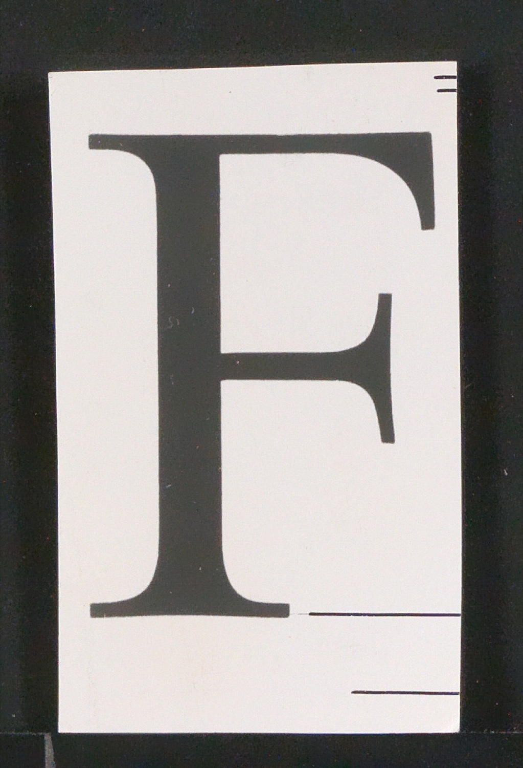 Entbehrliche Photokopien einzelner Buchstaben (gewöhnliche) ab 14 P — Blatt 89