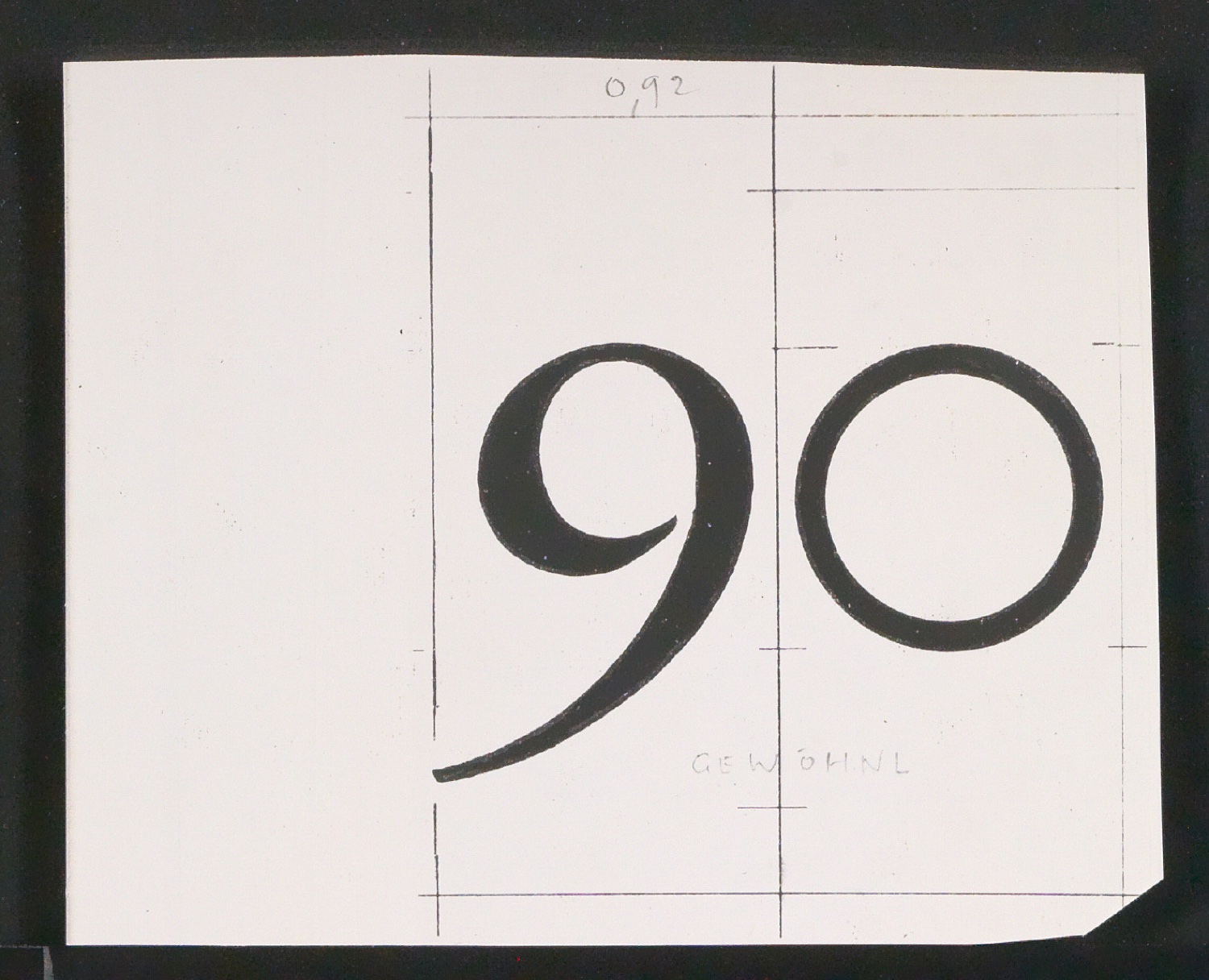 Entbehrliche Photokopien einzelner Buchstaben (gewöhnliche) ab 14 P — Blatt 93