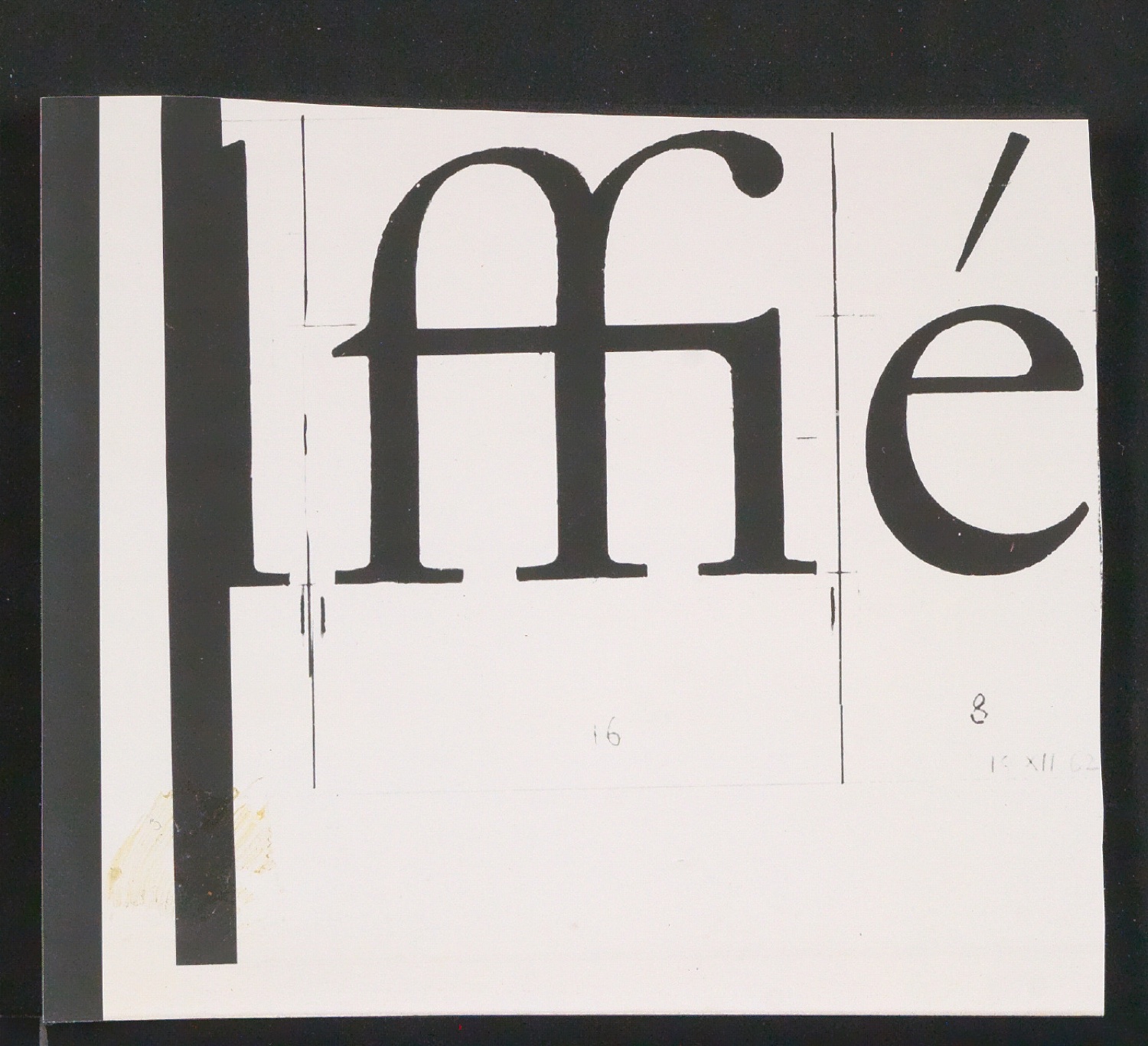 Entbehrliche Photokopien einzelner Buchstaben (gewöhnliche) ab 14 P — Blatt 107