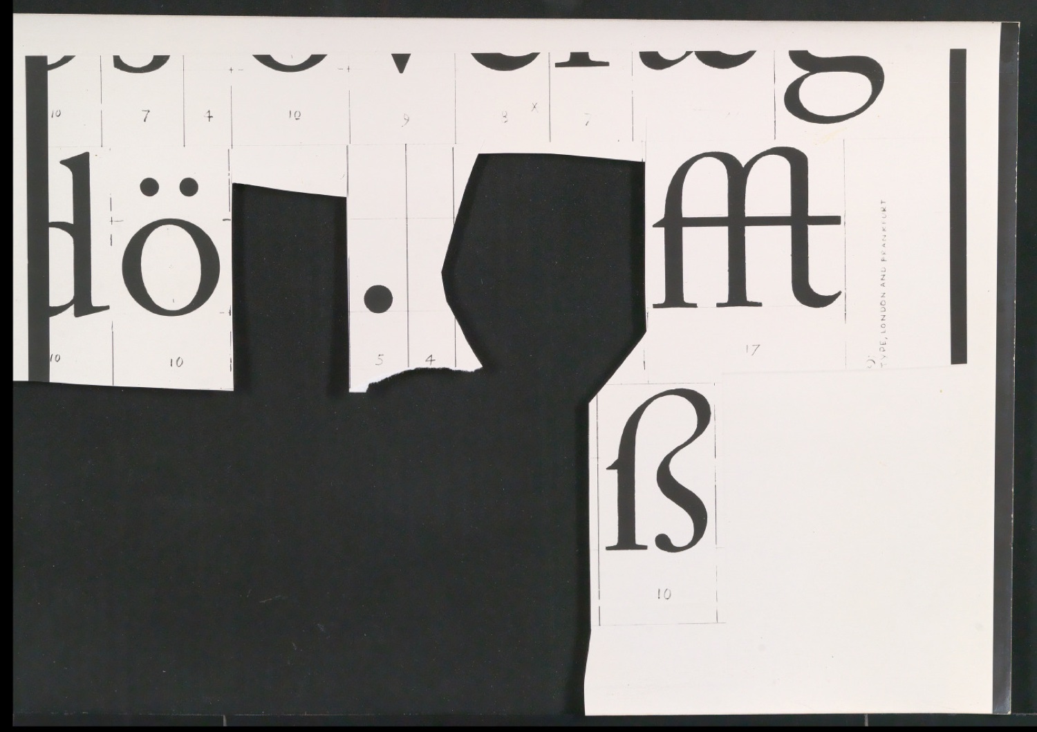 Entbehrliche Photokopien einzelner Buchstaben (gewöhnliche) ab 14 P — Blatt 121