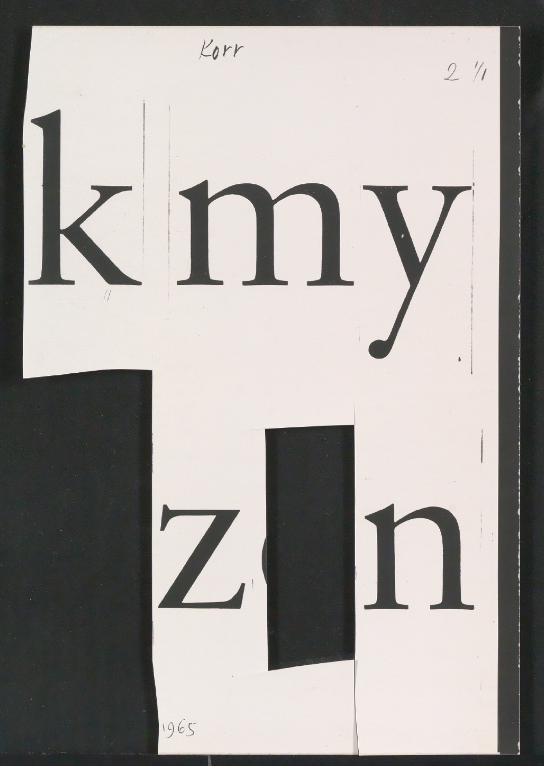 Entbehrliche Photokopien einzelner Buchstaben (gewöhnliche) ab 14 P — Blatt 123