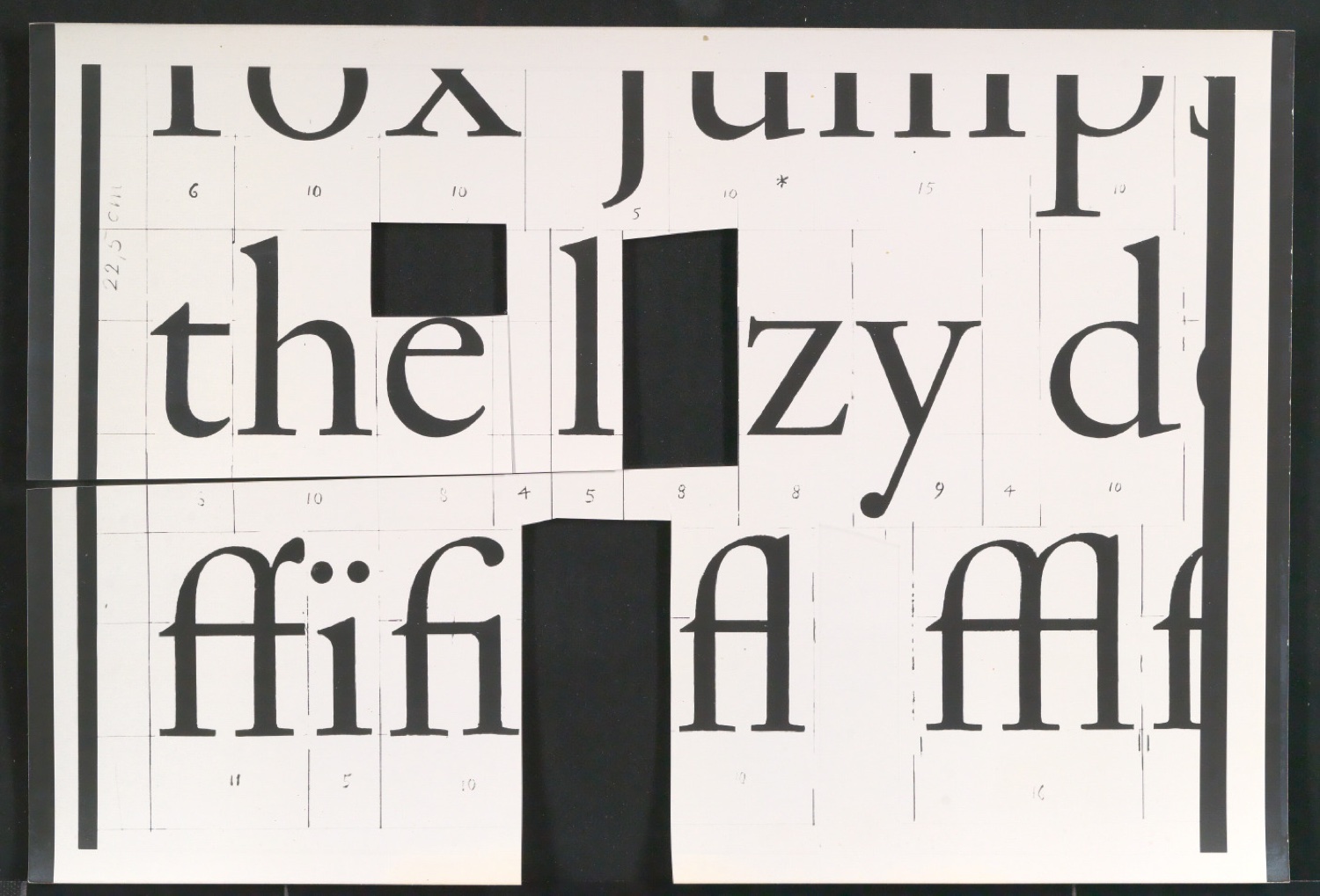 Entbehrliche Photokopien einzelner Buchstaben (gewöhnliche) ab 14 P — Blatt 137