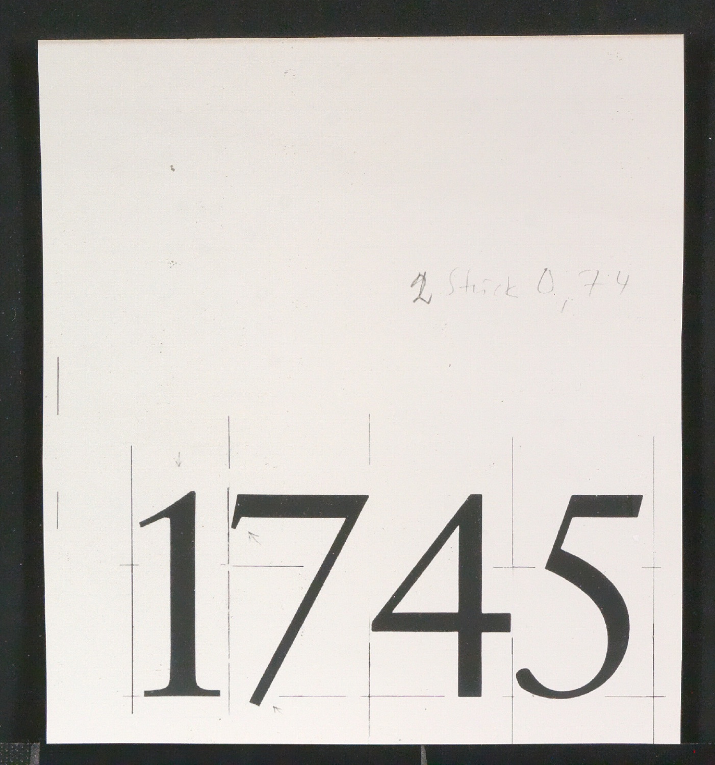 Entbehrliche Photokopien einzelner Buchstaben (gewöhnliche) ab 14 P — Blatt 145