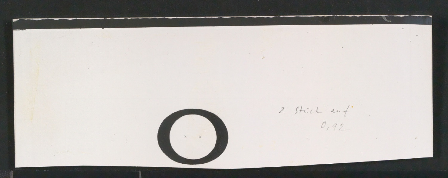 Entbehrliche Photokopien einzelner Buchstaben (gewöhnliche) ab 14 P — Blatt 151
