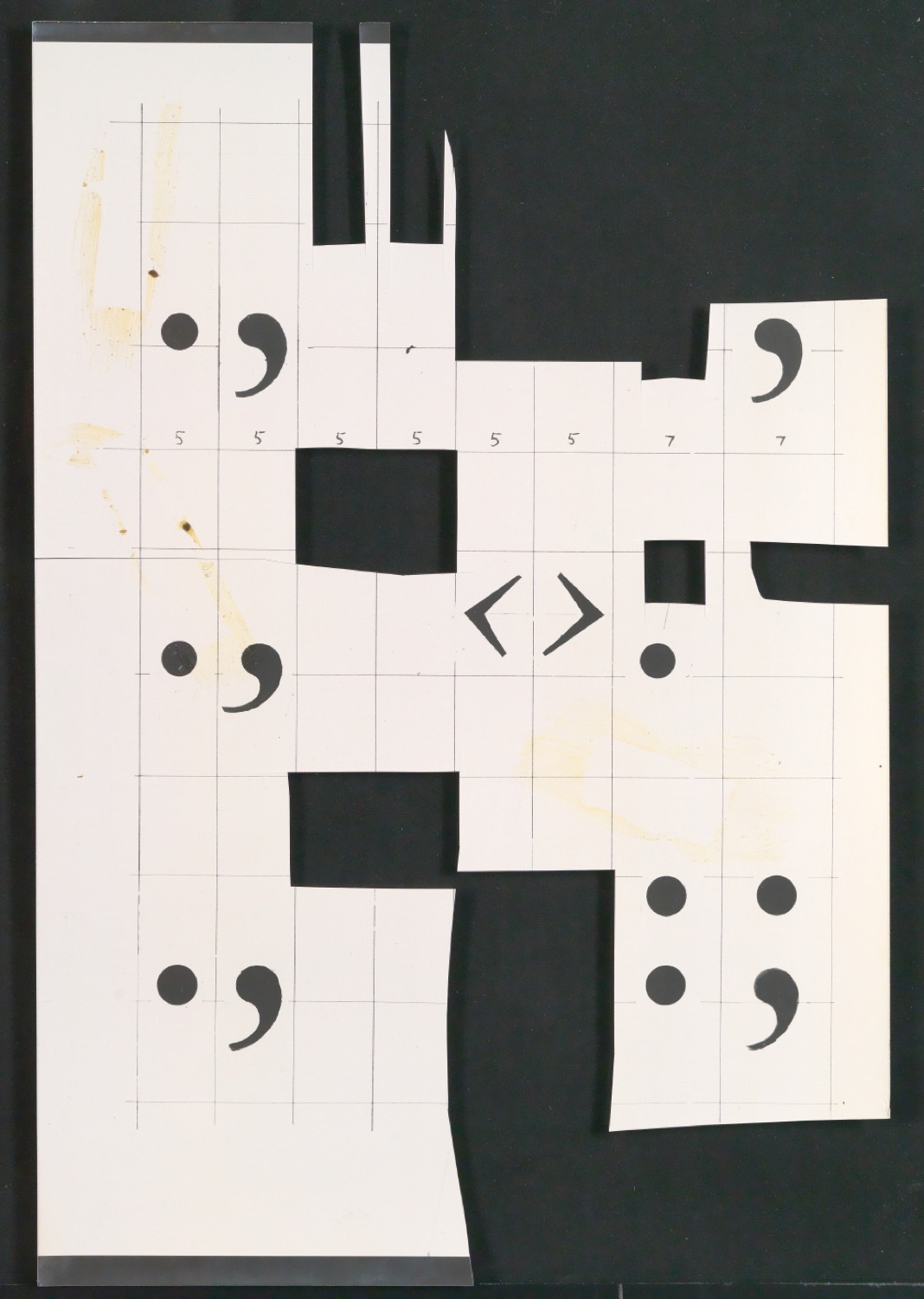 Entbehrliche Photokopien einzelner Buchstaben (gewöhnliche) ab 14 P — Blatt 167