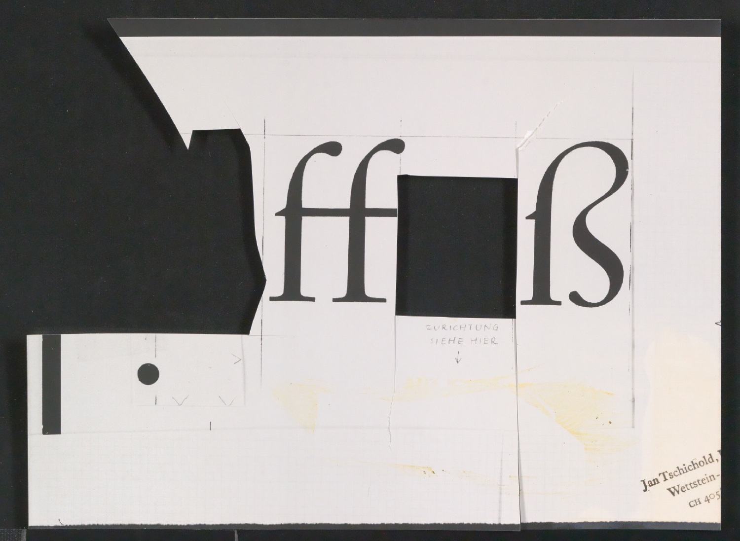 Entbehrliche Photokopien einzelner Buchstaben (gewöhnliche) ab 14 P — Blatt 179