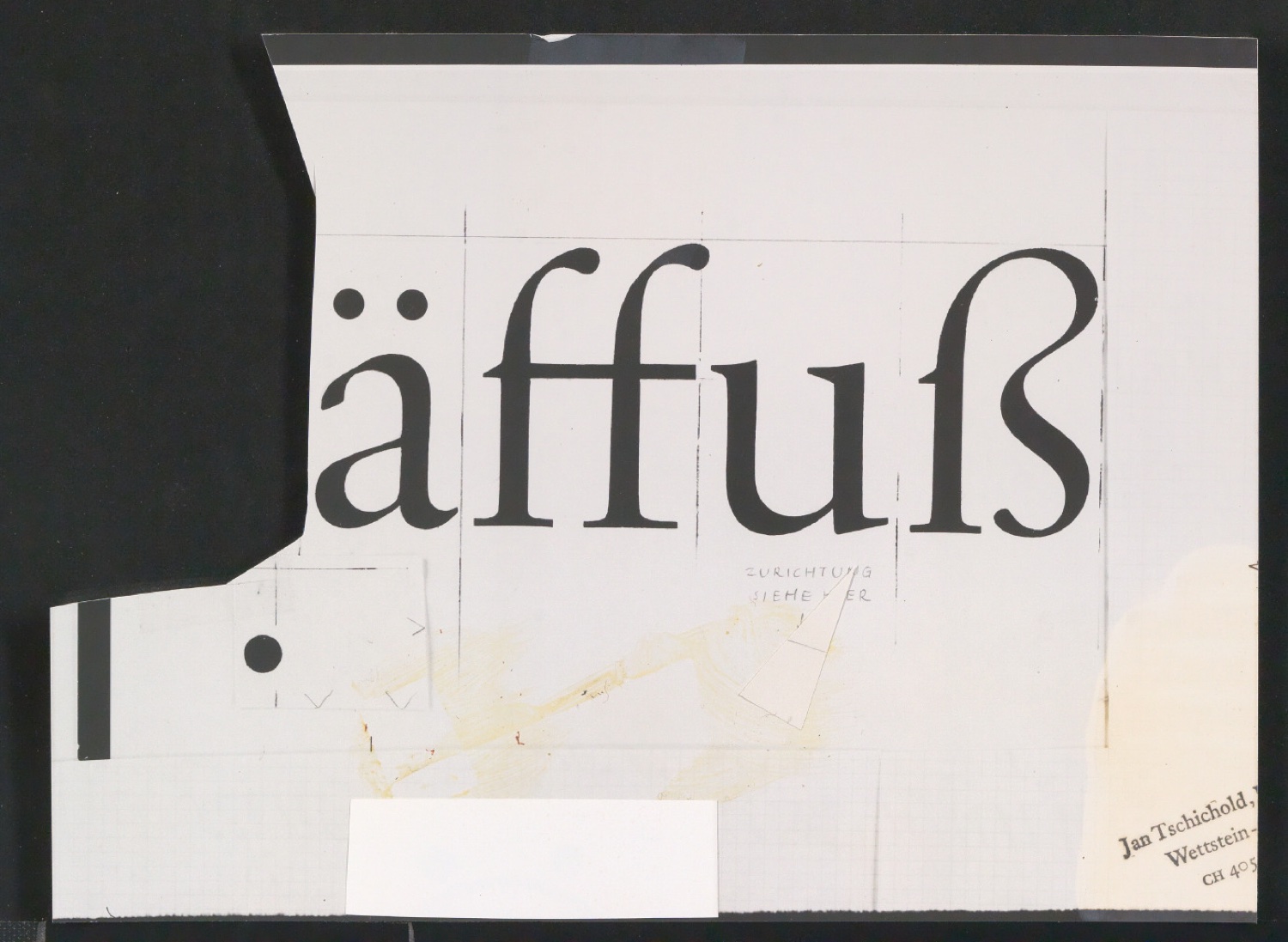 Entbehrliche Photokopien einzelner Buchstaben (gewöhnliche) ab 14 P — Blatt 181
