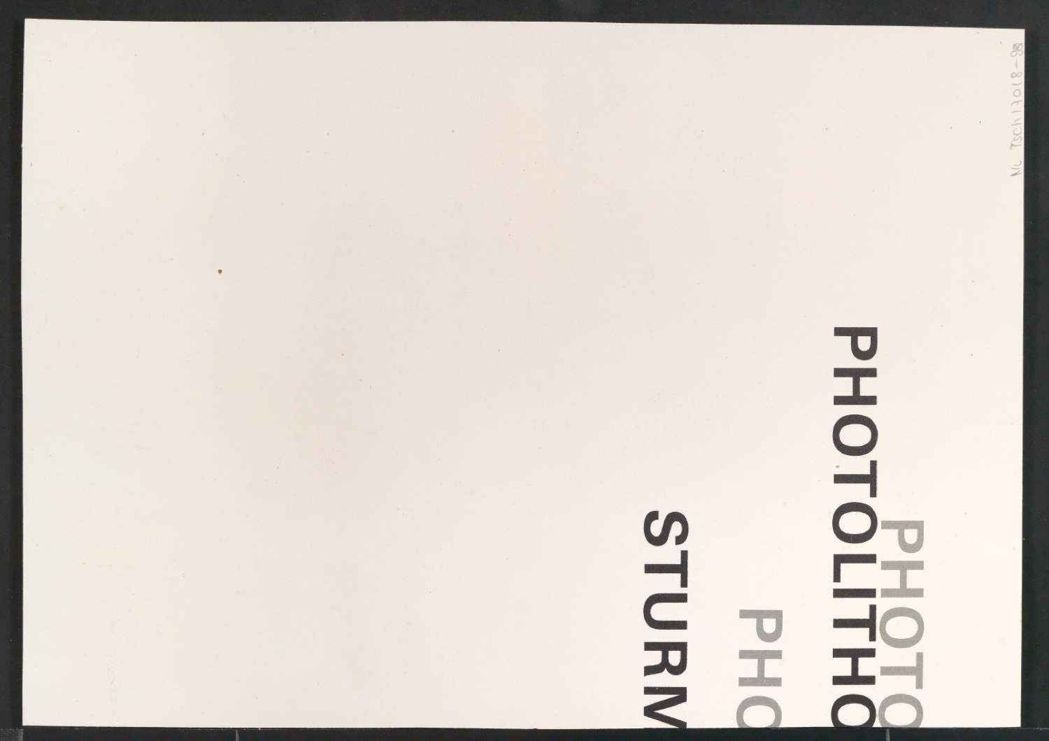 Entbehrliche Photokopien einzelner Buchstaben (gewöhnliche) ab 14 P — Blatt 190