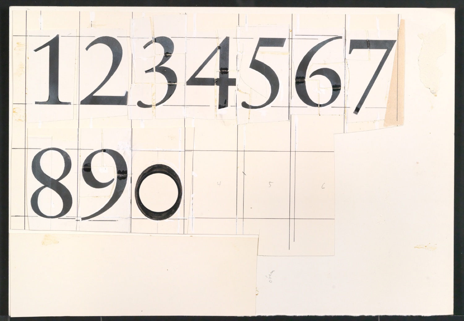 Entbehrliche Photokopien einzelner Buchstaben (gewöhnliche) ab 14 P — Blatt 191