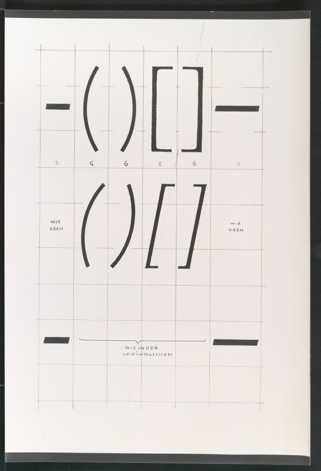 Entbehrliche Photokopien einzelner Buchstaben (gewöhnliche) ab 14 P — Blatt 201