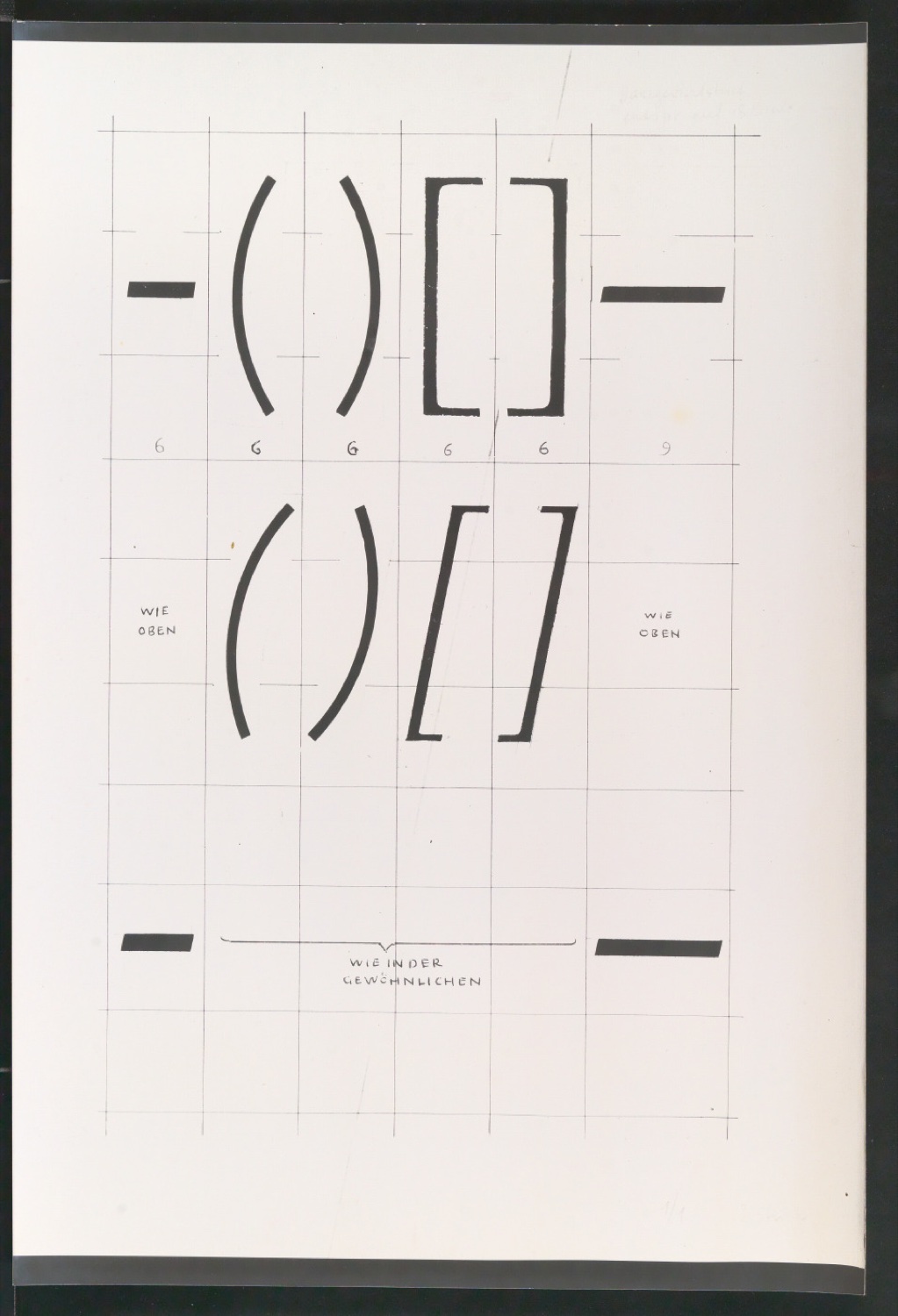 Entbehrliche Photokopien einzelner Buchstaben (gewöhnliche) ab 14 P — Blatt 205