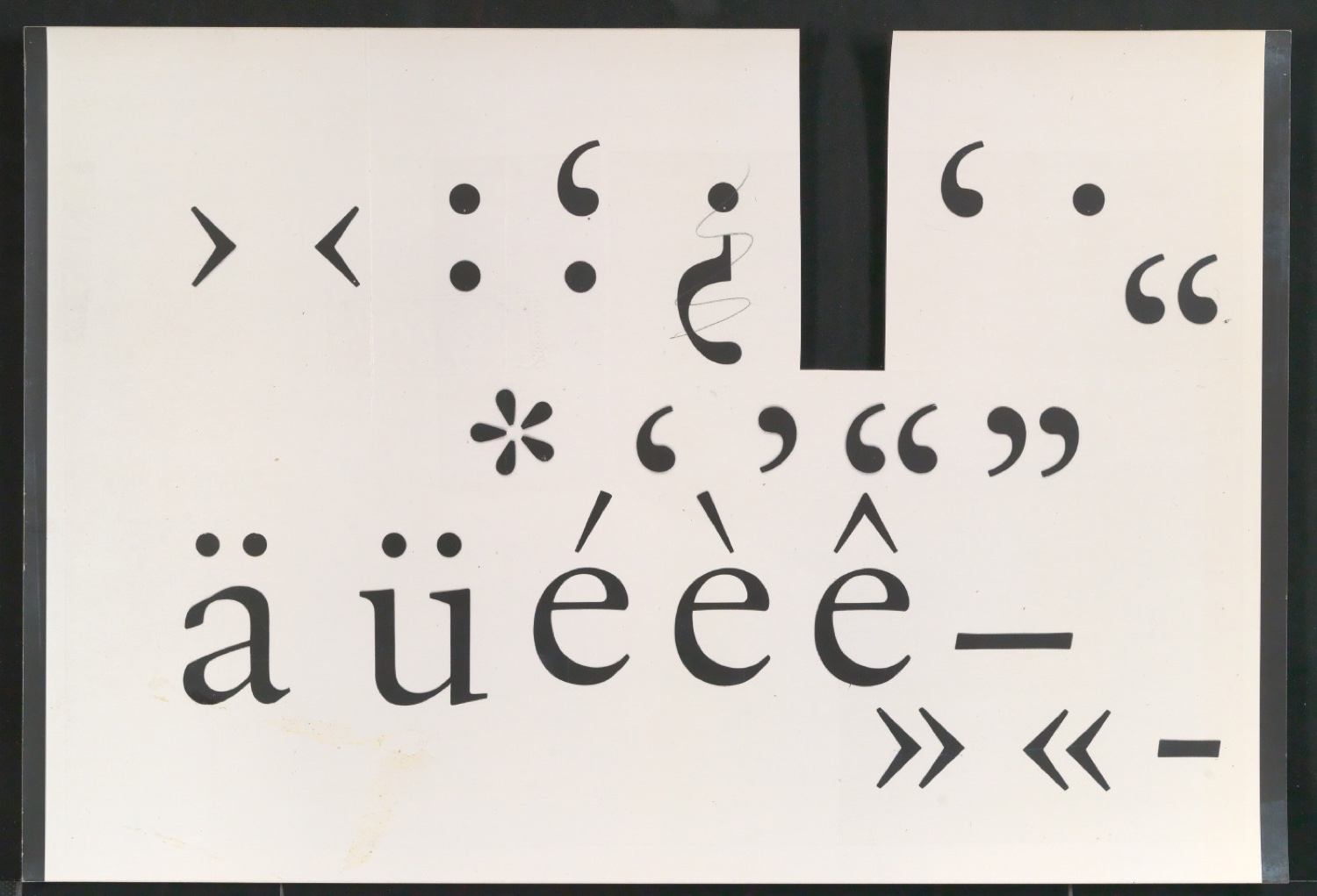 Entbehrliche Photokopien einzelner Buchstaben (gewöhnliche) ab 14 P — Blatt 211