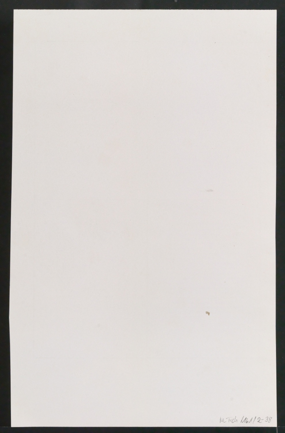 Probedruck für eine Illustration mit der Abbildung des Neujahrswunsches 1964 — Blatt 2
