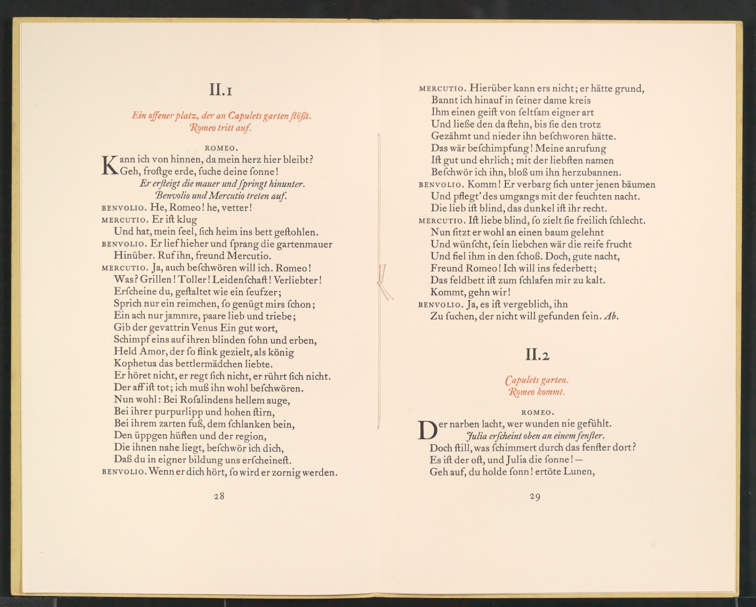 Beitrag von Jan Tschichold: Romeo und Julia — Blatt 4