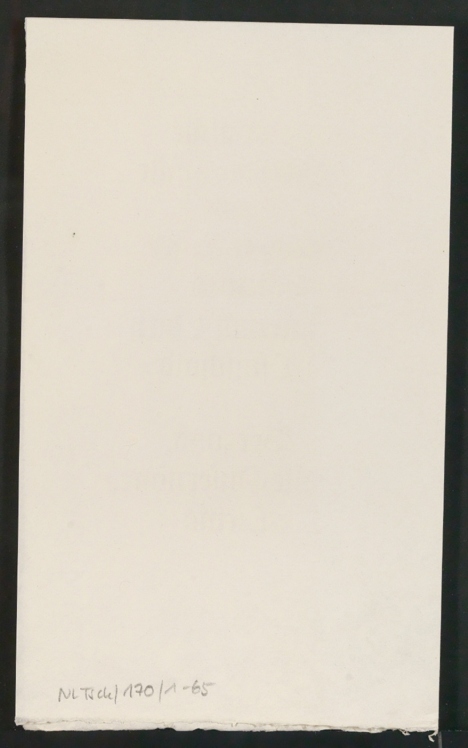 Probedruck von Neujahrswunsch Herzliche Glückwünsche zum neuen Jahre senden Jan und Edith Tschichold — Blatt 3