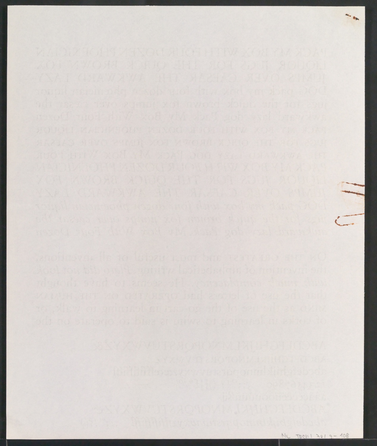 Probedrucke der Sabon in verschiedenen Schriftschnitten und Schriftgraden — Blatt 228