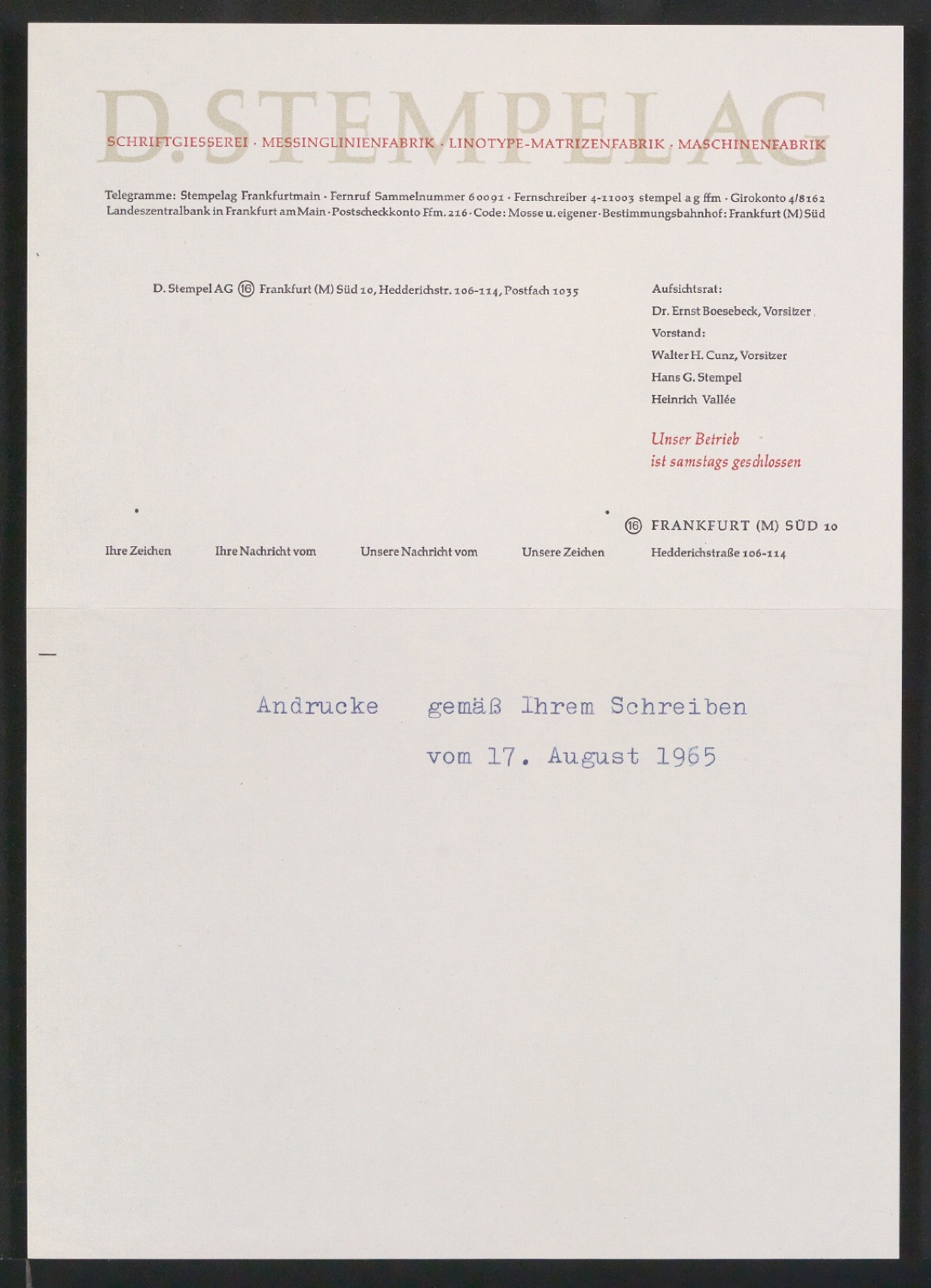 Probedrucke der Sabon in verschiedenen Schriftschnitten und Schriftgraden — Blatt 423