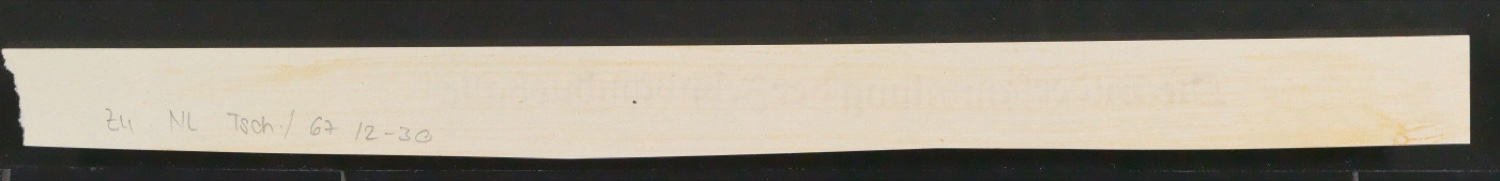 Entwürfe und Probedrucke für das Titelblatt einer unveröffentlichen Ausgabe von Die Bildersammlung der Zehnbambushalle — Blatt 4