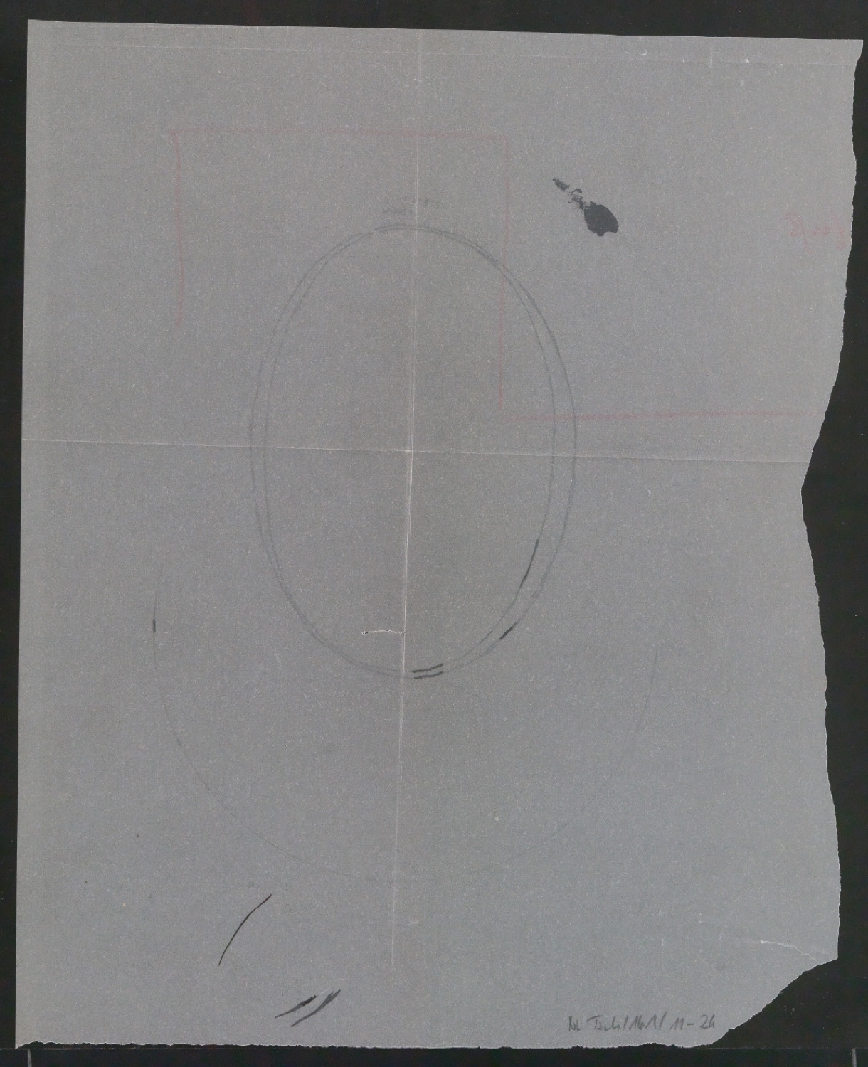 Entwurfszeichnungen auf Transparentpapier von Verlegermarke für Office du Livre — Blatt 4