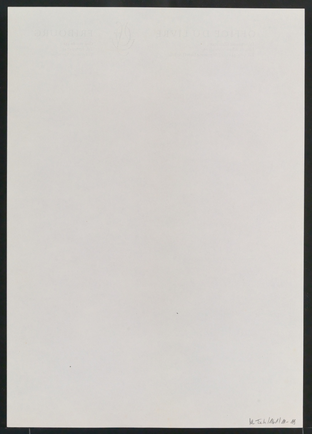 Briefbogen und Kurzbriefbogen für Office du Livre — Blatt 4