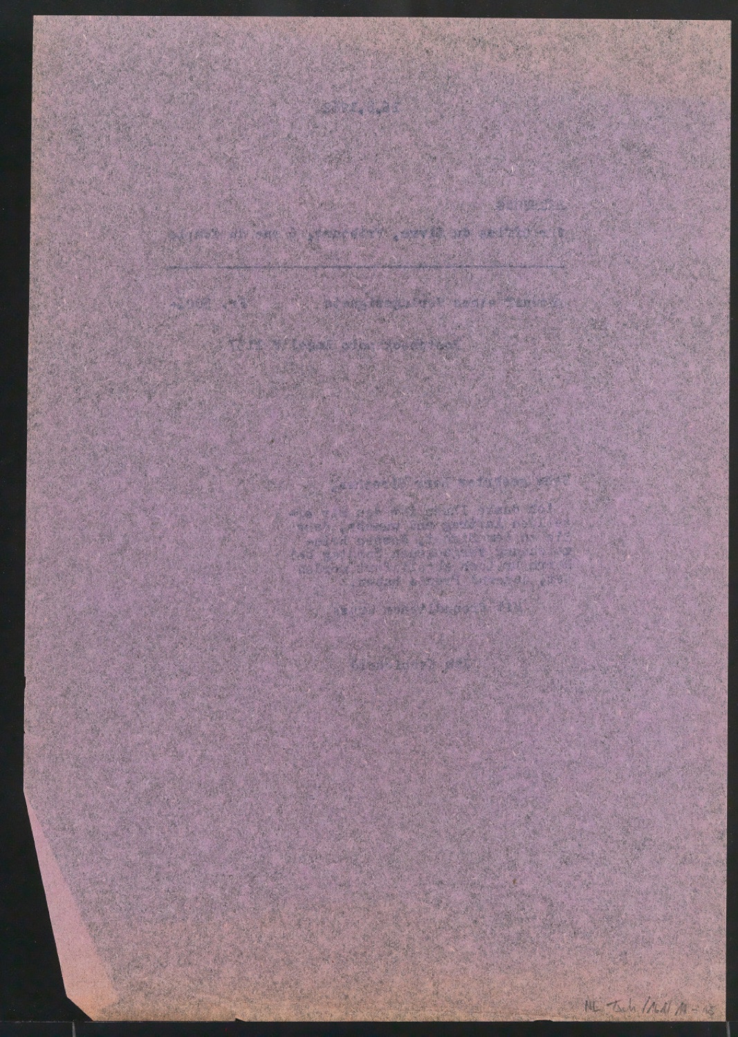 Durchschreibpapier der Rechnung zu Verlegermarke für Office du Livre — Blatt 2