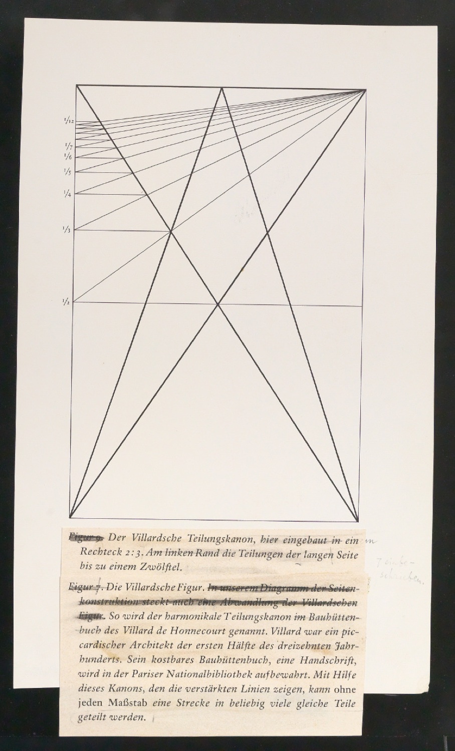 Villardsche Teilungskanon — Blatt 1