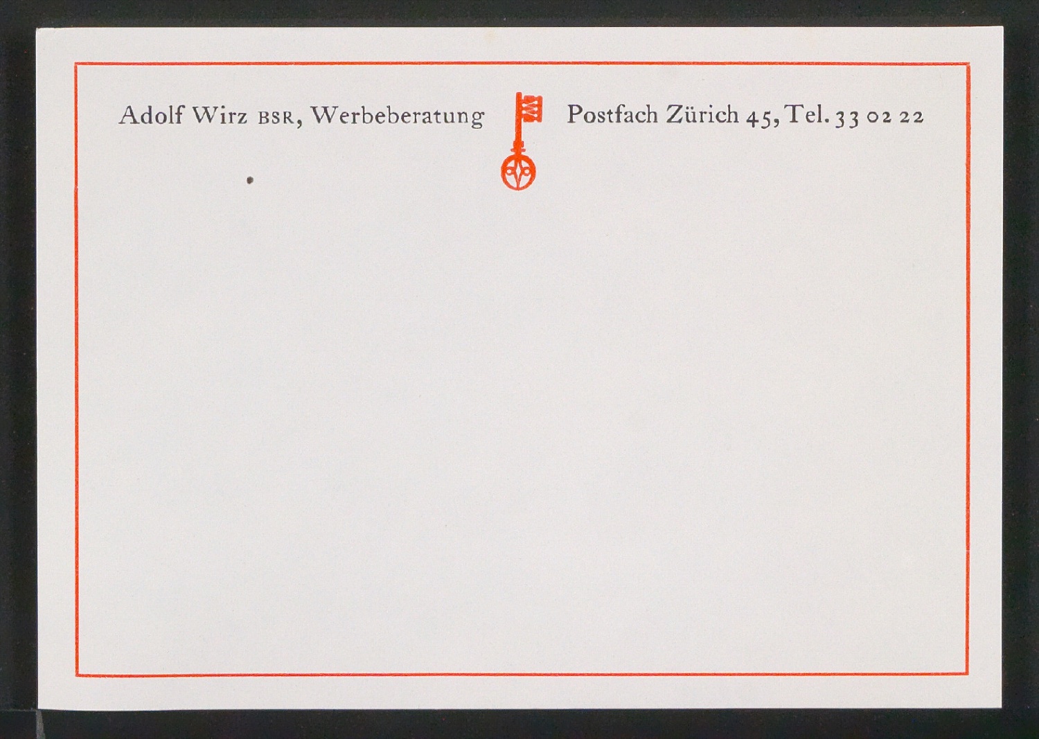 Belegexemplare vom Corporate Design für Adolf Wirz AG Werbeberatung — Blatt 7