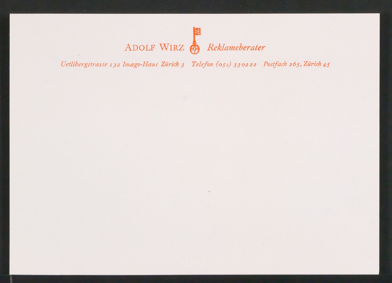 Belegexemplare vom Corporate Design für Adolf Wirz AG Werbeberatung — Blatt 9
