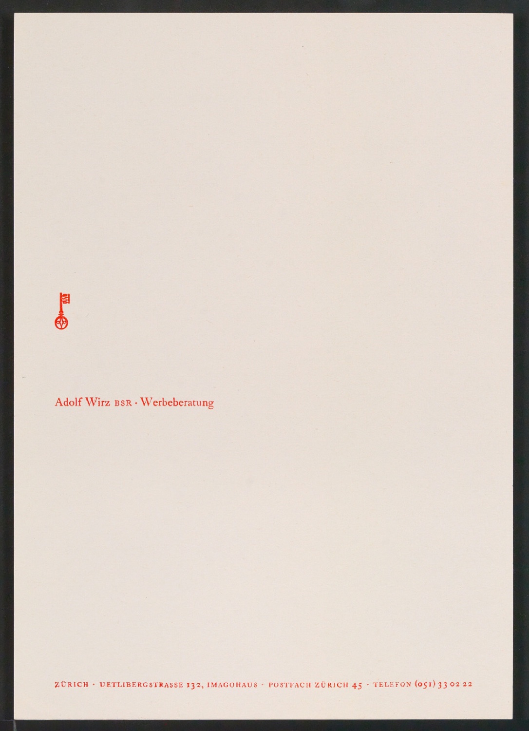 Belegexemplare vom Corporate Design für Adolf Wirz AG Werbeberatung — Blatt 17