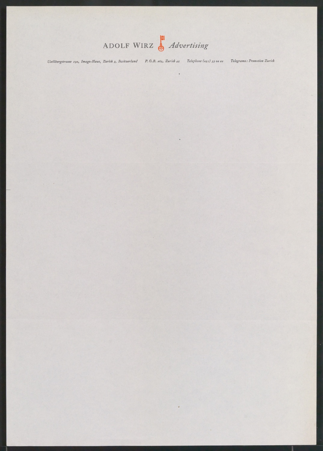 Belegexemplare vom Corporate Design für Adolf Wirz AG Werbeberatung — Blatt 21