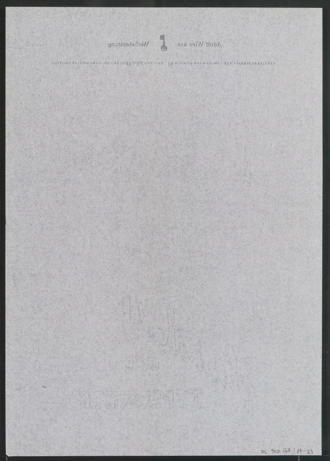 Belegexemplare vom Corporate Design für Adolf Wirz AG Werbeberatung — Blatt 24