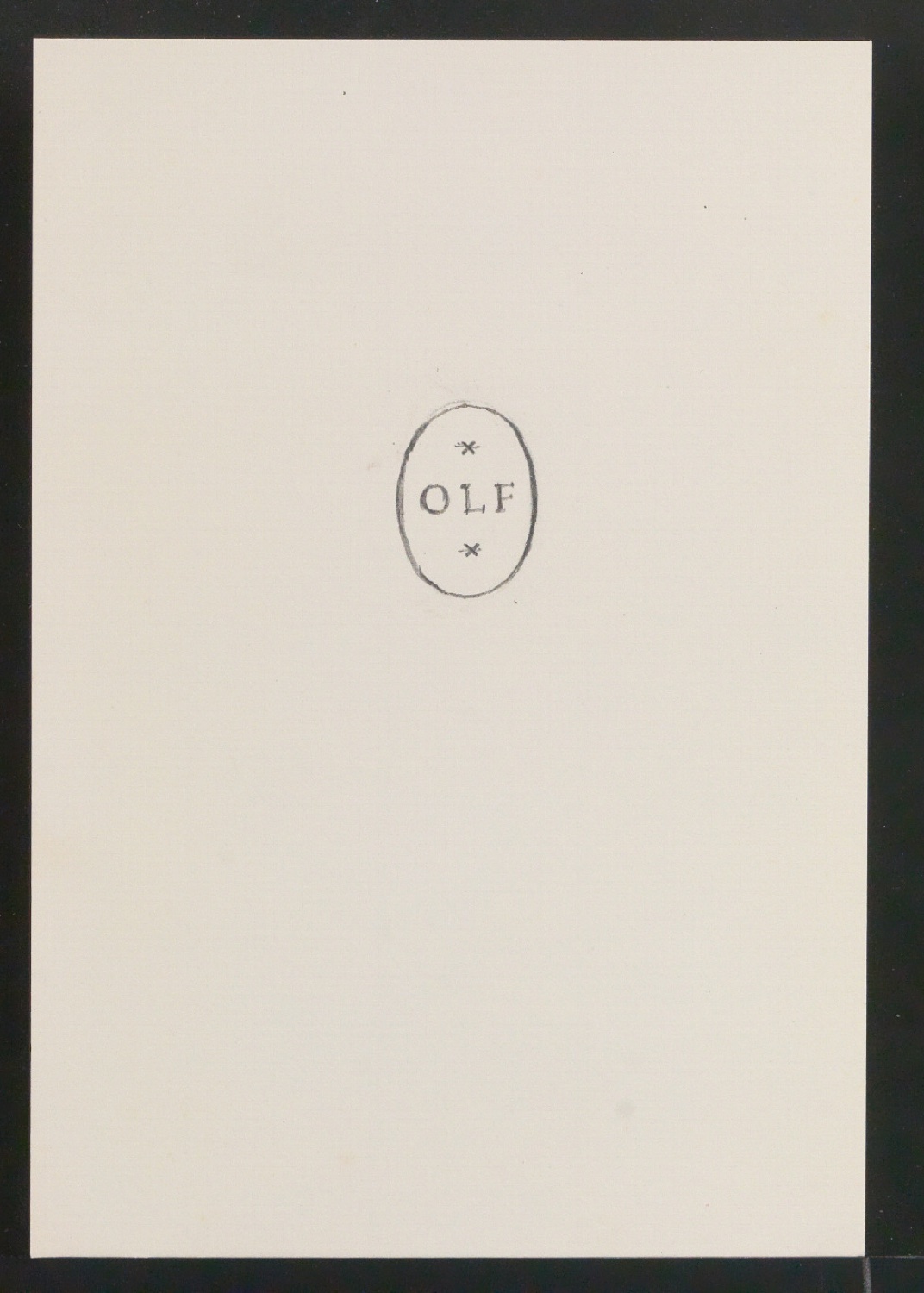Entwurfszeichnungen von Verlegermarke für Office du Livre — Blatt 3