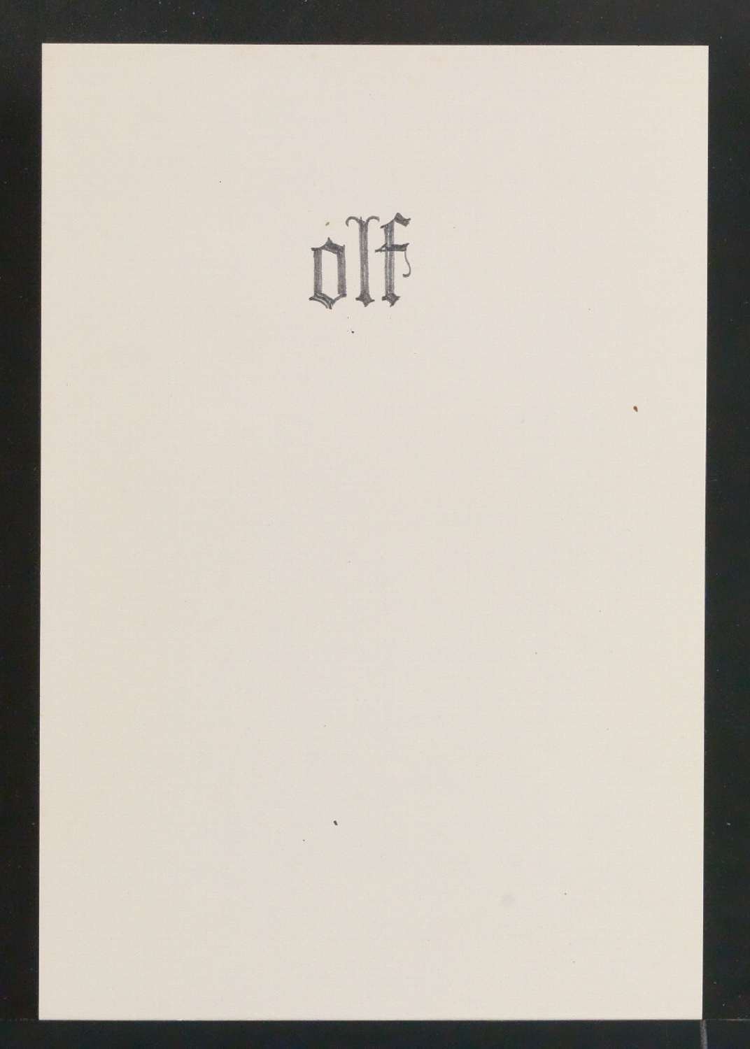 Entwurfszeichnungen von Verlegermarke für Office du Livre — Blatt 5