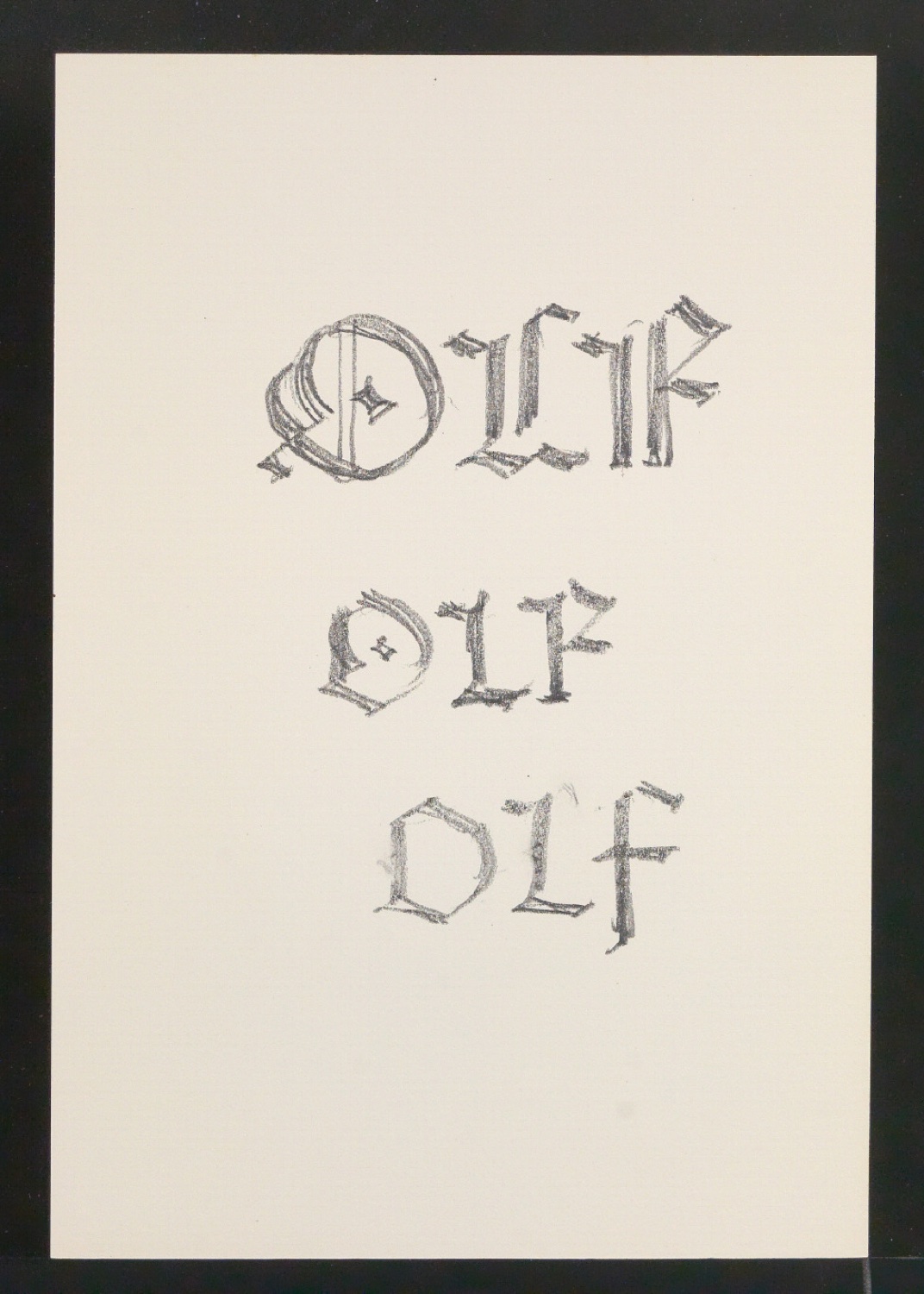 Entwurfszeichnungen von Verlegermarke für Office du Livre — Blatt 11