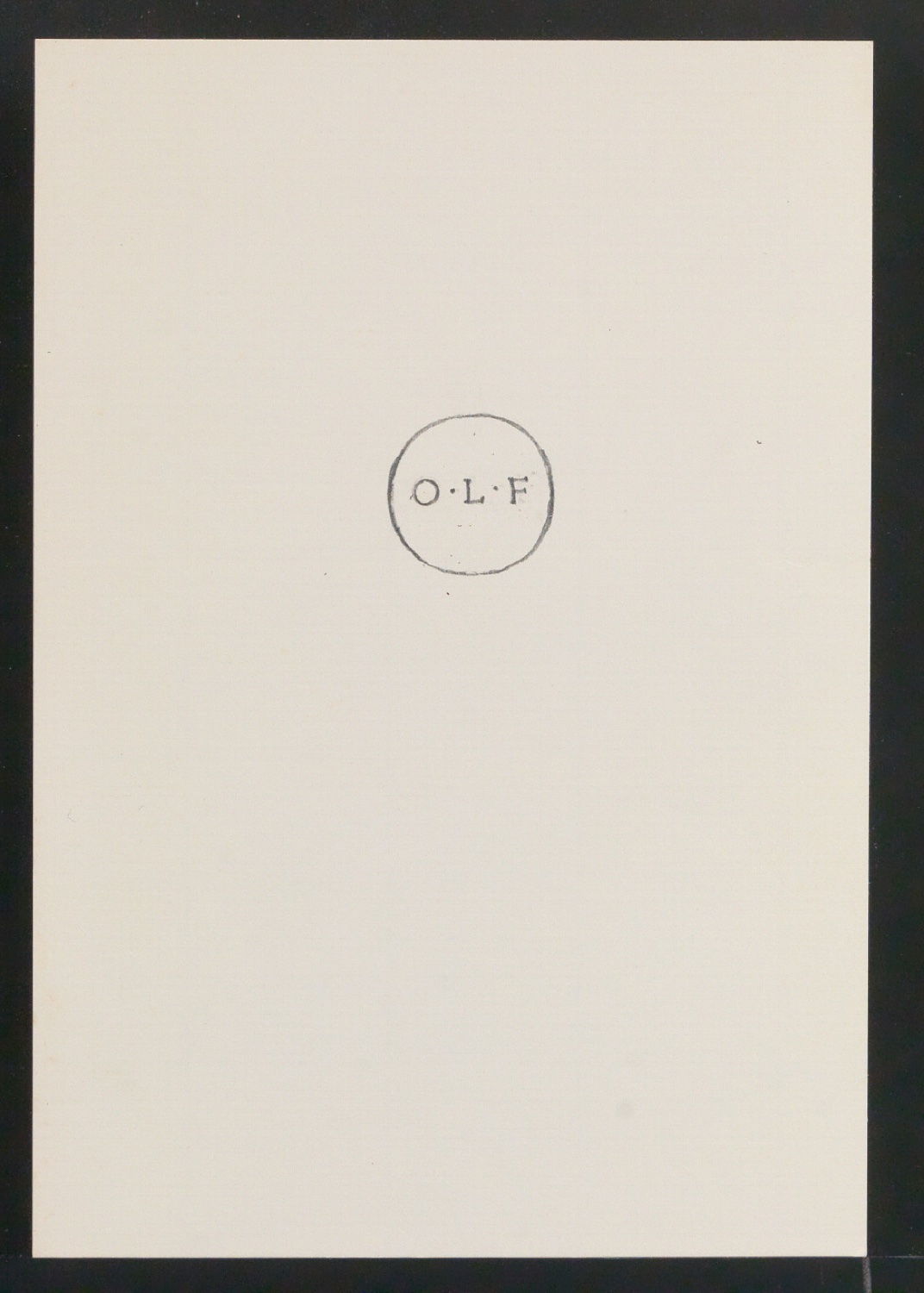 Entwurfszeichnungen von Verlegermarke für Office du Livre — Blatt 17