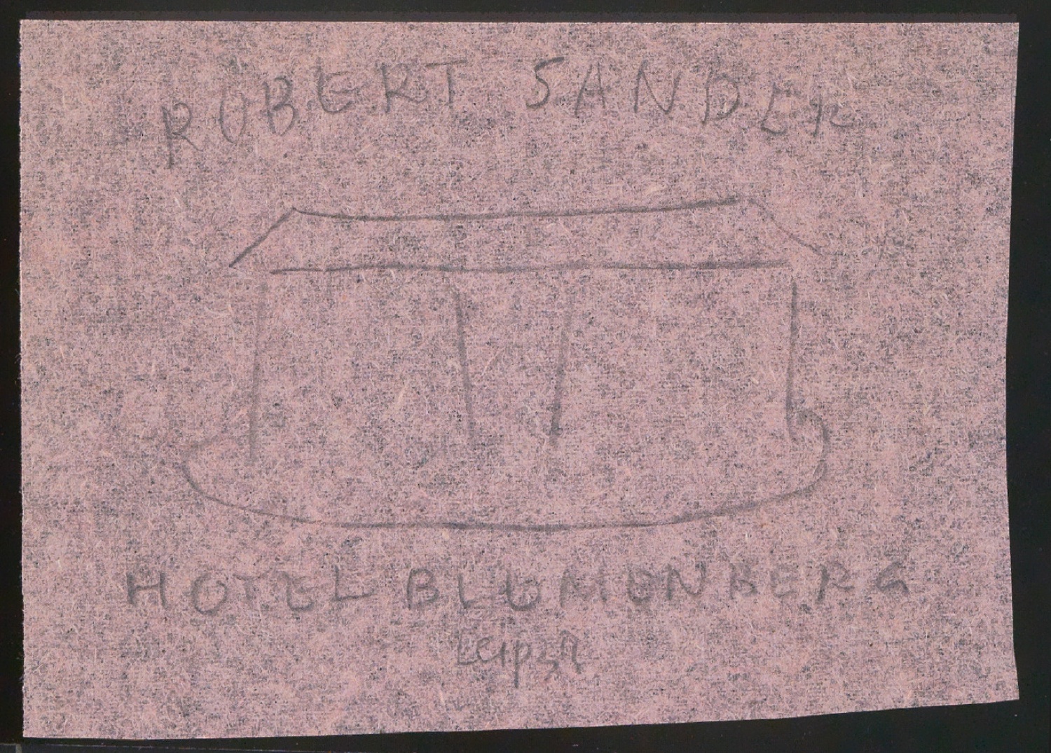 Notizen und Entwurfszeichnungen zu Illustrationen für Gelegenheitsdrucksachen aus fünf Jahrhunderten — Blatt 13