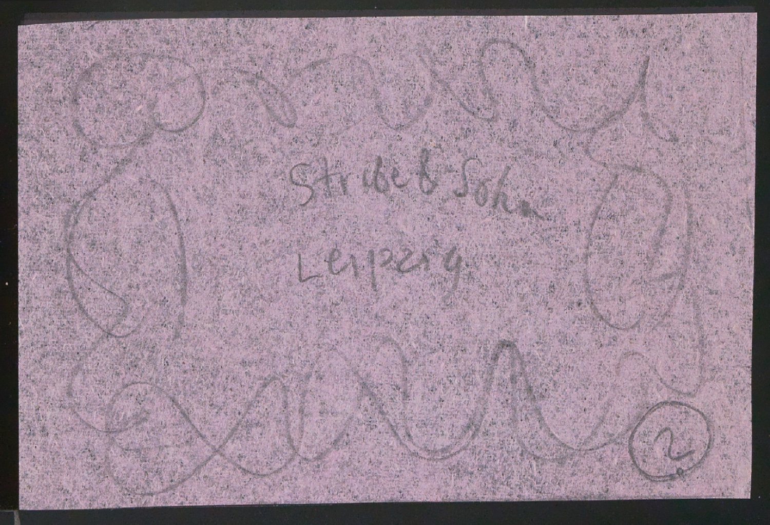 Notizen und Entwurfszeichnungen zu Illustrationen für Gelegenheitsdrucksachen aus fünf Jahrhunderten — Blatt 19