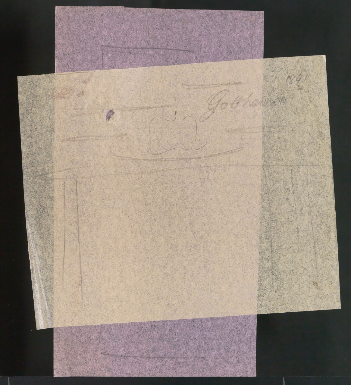 Notizen und Entwurfszeichnungen zu Illustrationen für Gelegenheitsdrucksachen aus fünf Jahrhunderten — Blatt 31