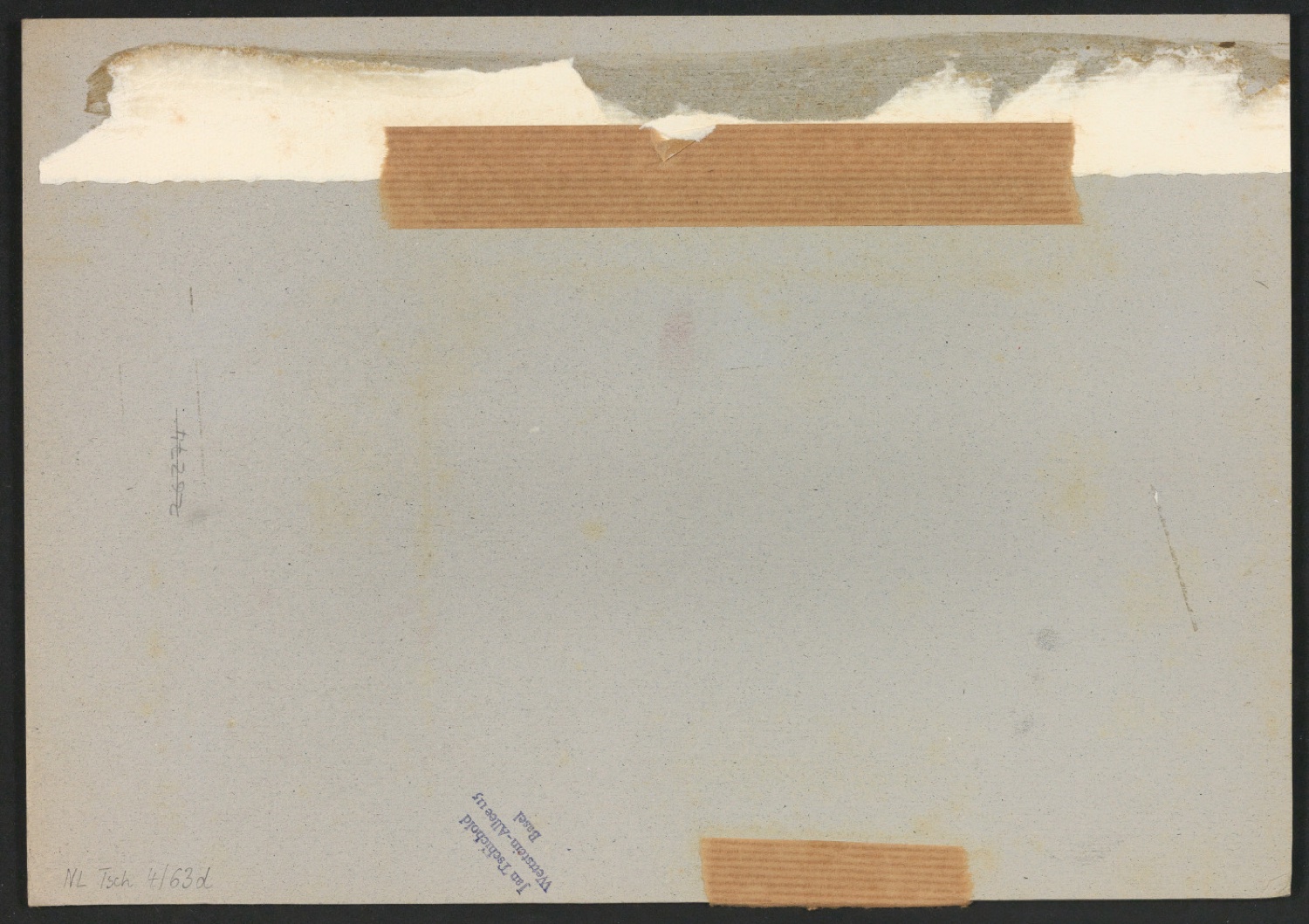 Montierter Probedruck für einen Briefkopf für Franz Haniel AG — Blatt 2