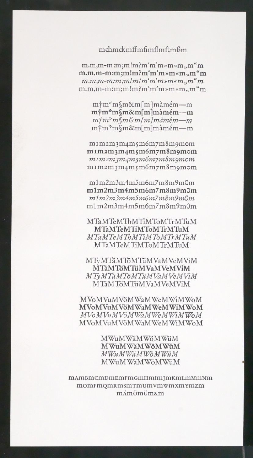 Probedrucke einer 10 Punkt Garamond — Blatt 7