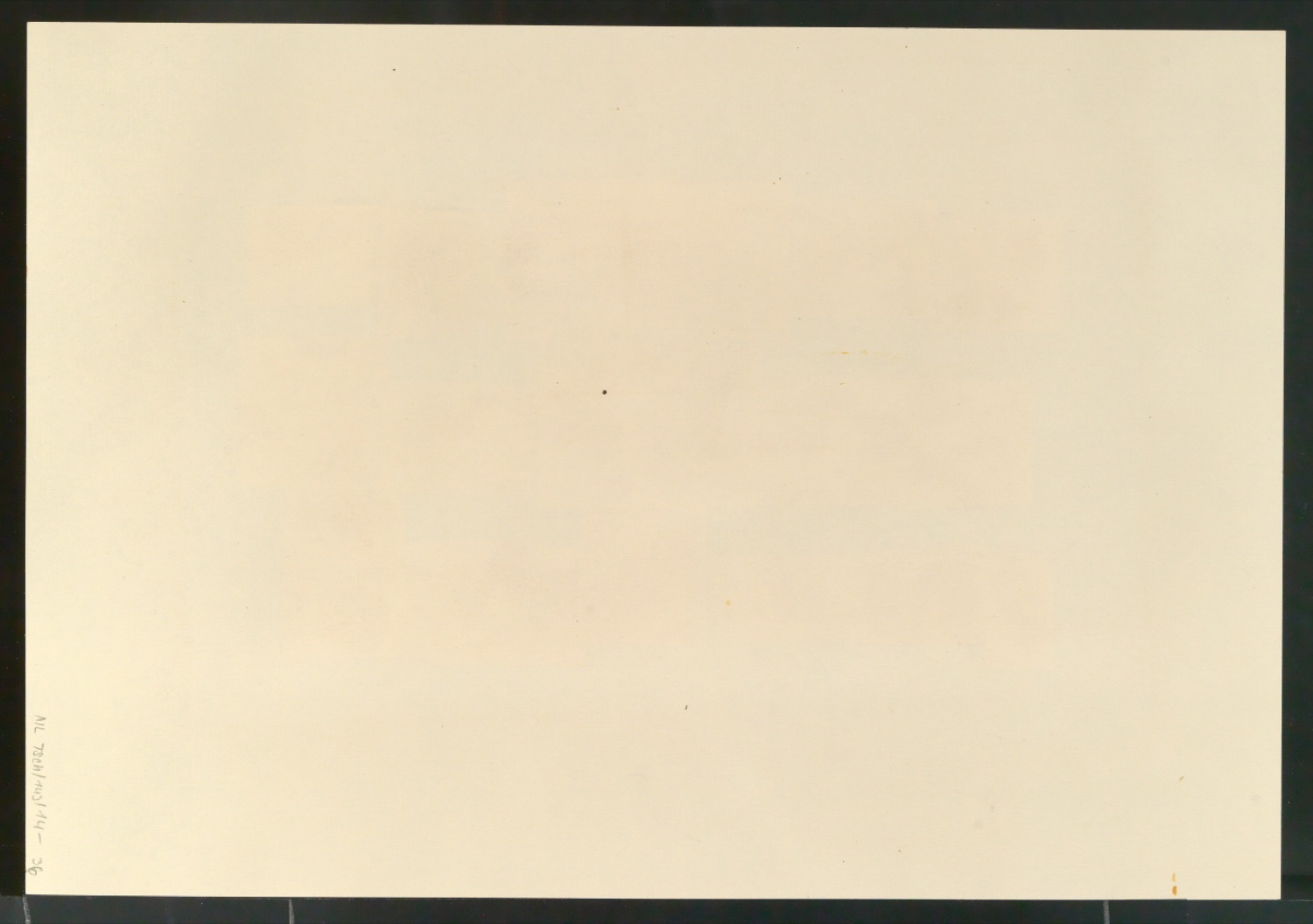 Montierte Klischeevorlagen und Notiz zur Garamond — Blatt 8