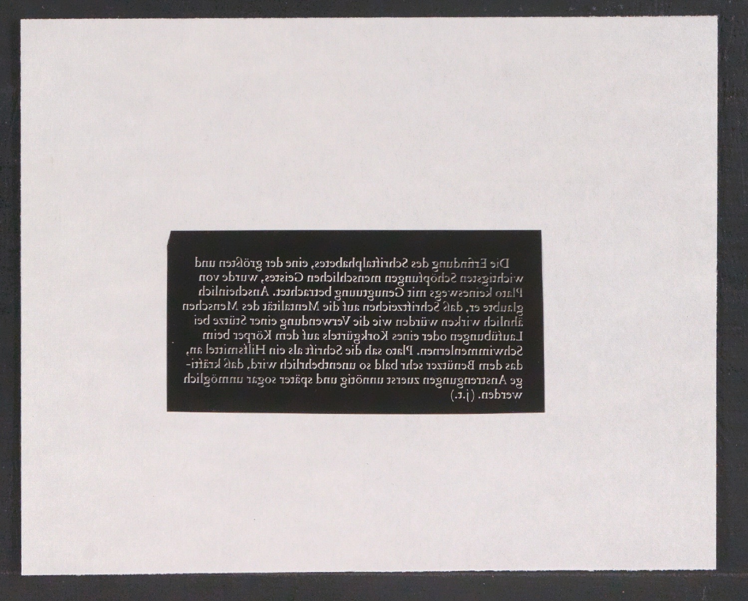 Negativfilme für Reproduktionen von Entwürfen der Sabon, der Garamond und historischer Schrifttypen — Blatt 10