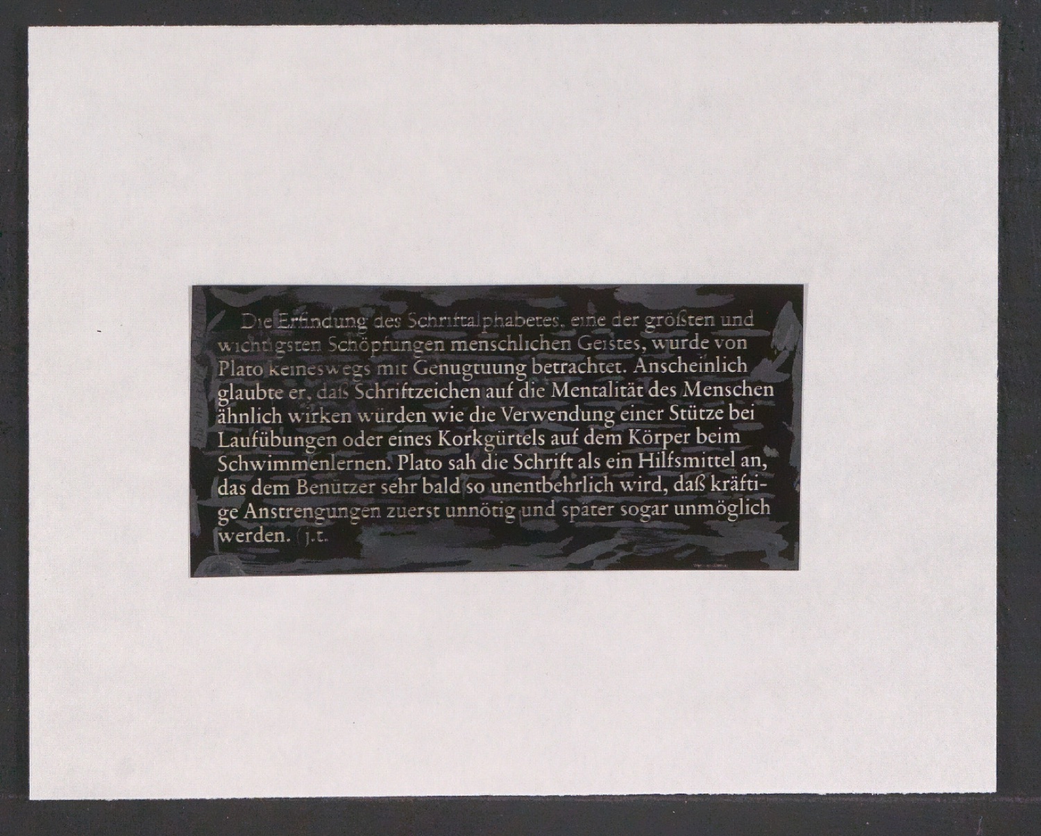 Negativfilme für Reproduktionen von Entwürfen der Sabon, der Garamond und historischer Schrifttypen — Blatt 11