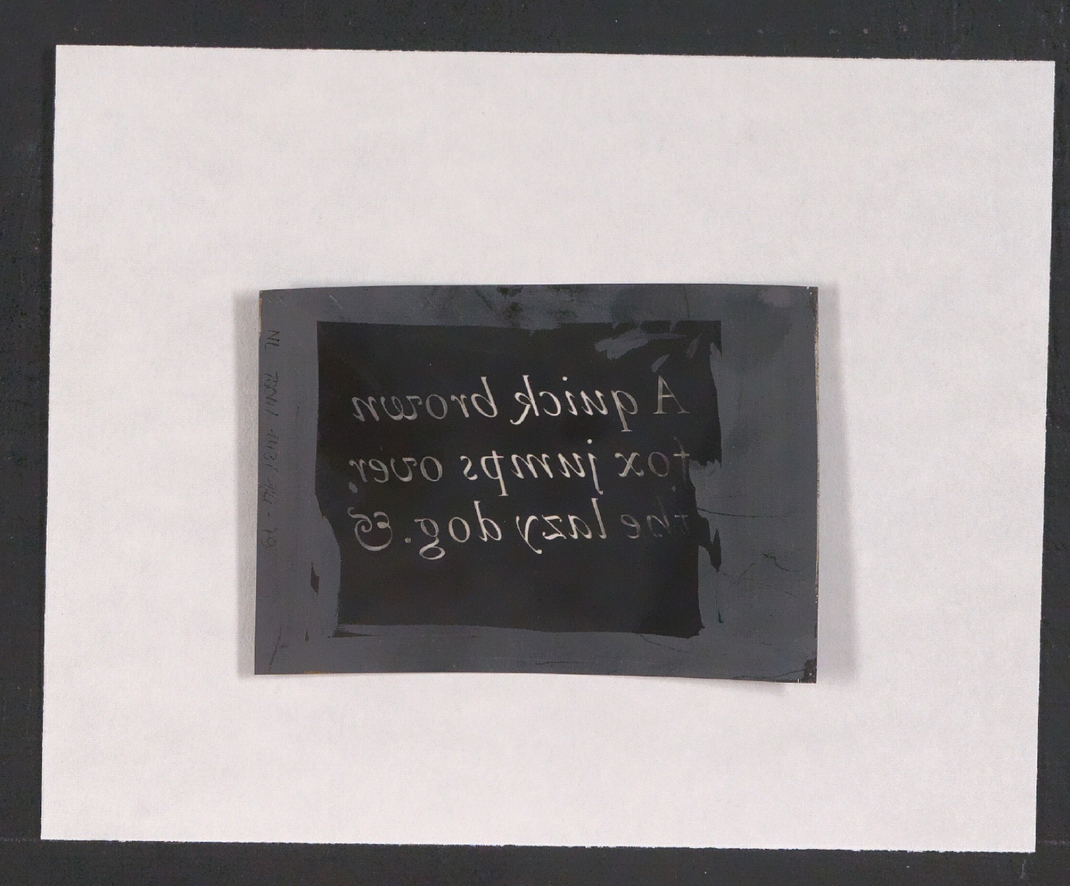 Negativfilme für Reproduktionen von Entwürfen der Sabon, der Garamond und historischer Schrifttypen — Blatt 42