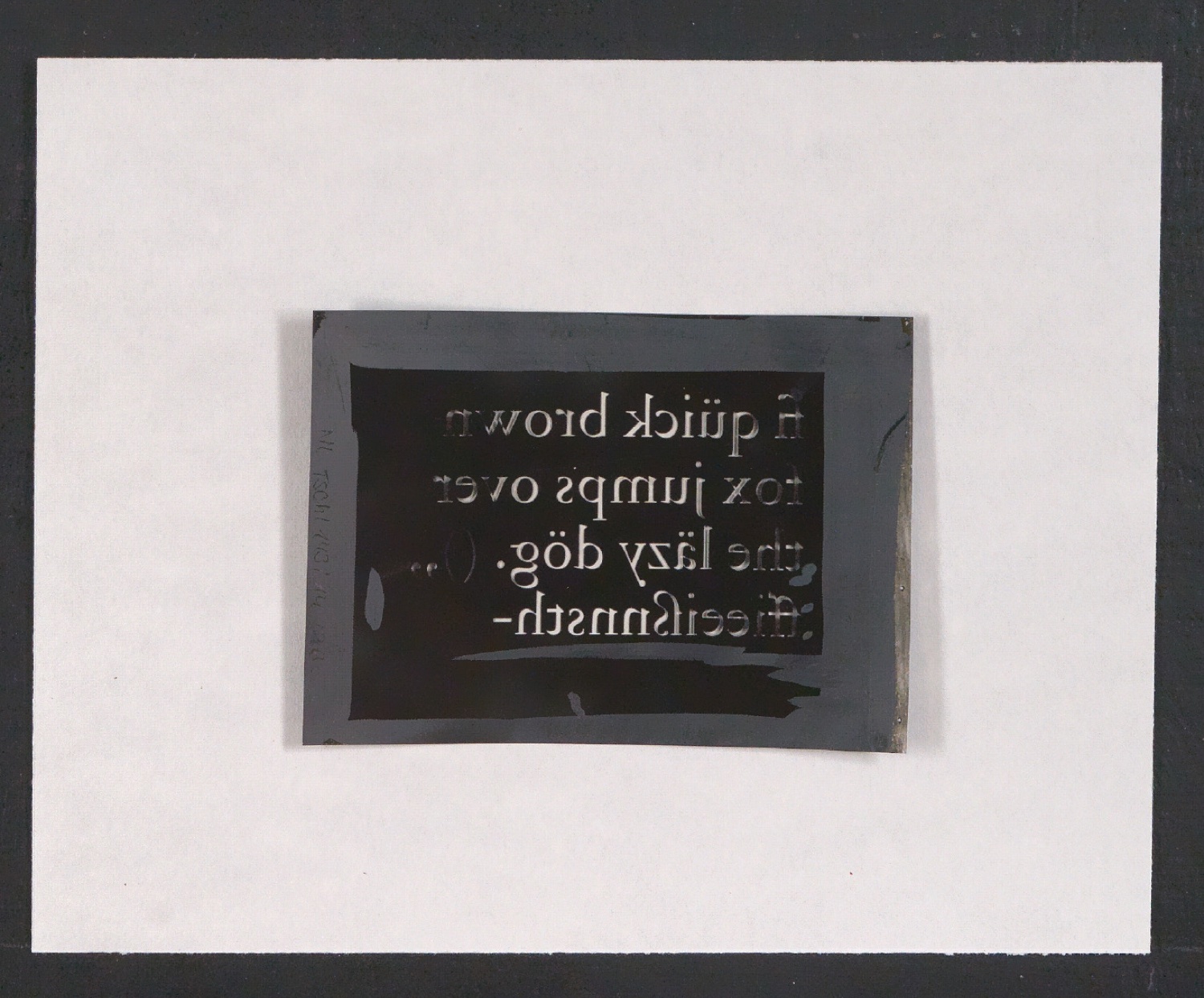 Negativfilme für Reproduktionen von Entwürfen der Sabon, der Garamond und historischer Schrifttypen — Blatt 48