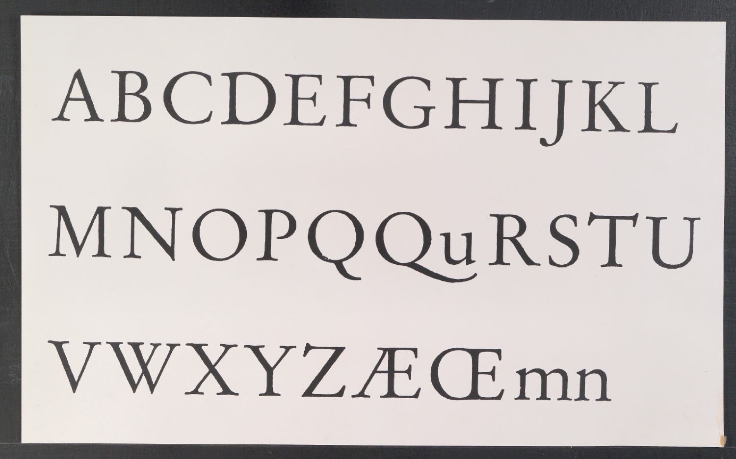 Klischeeabzüge von Schriftproben der Romains Paragon de Garamond und Romain Gros Text de Garamond — Blatt 5