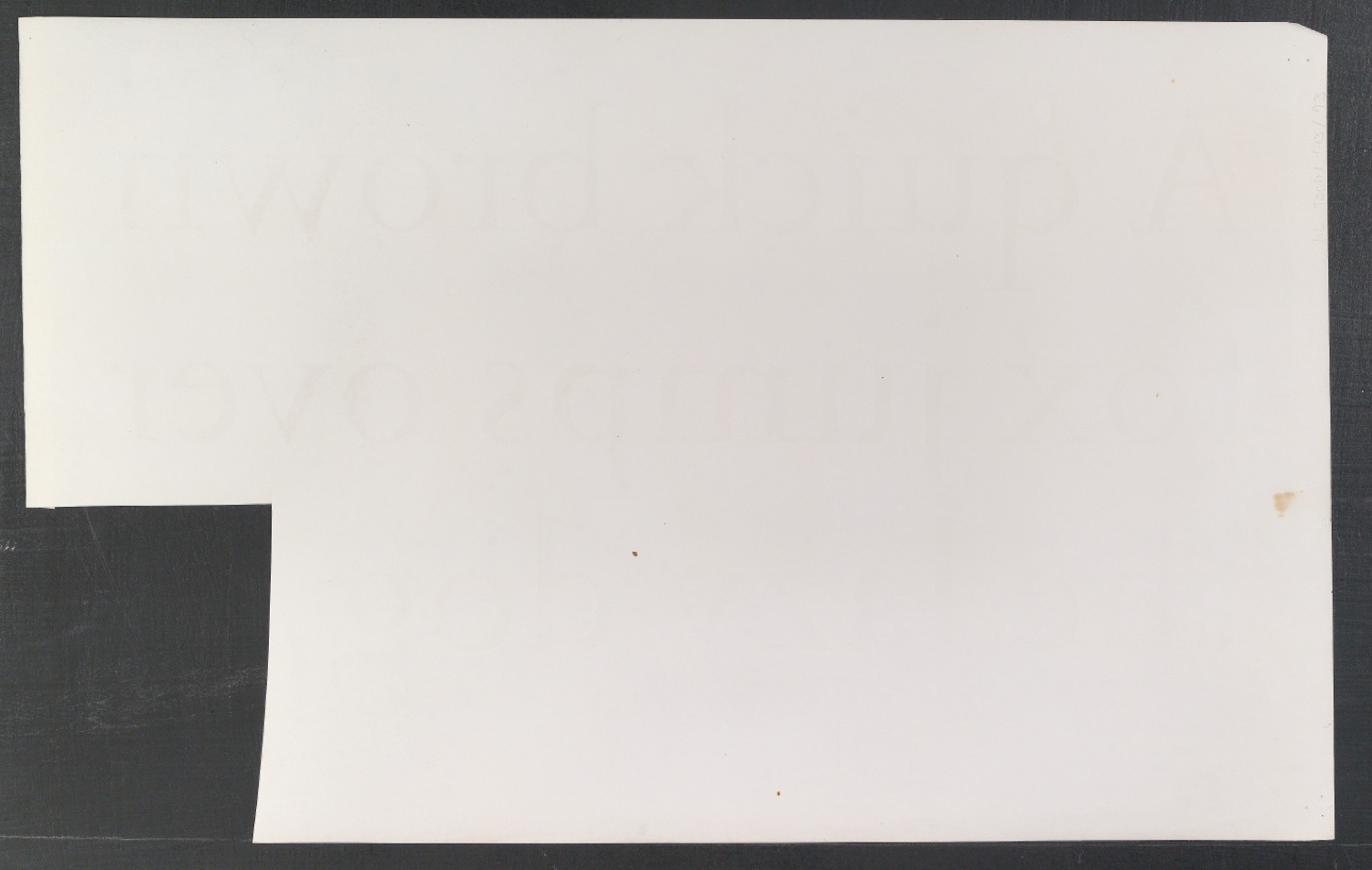 Positive und Negative Fotokopien von Entwürfen der Sabon und der Garamond — Blatt 60