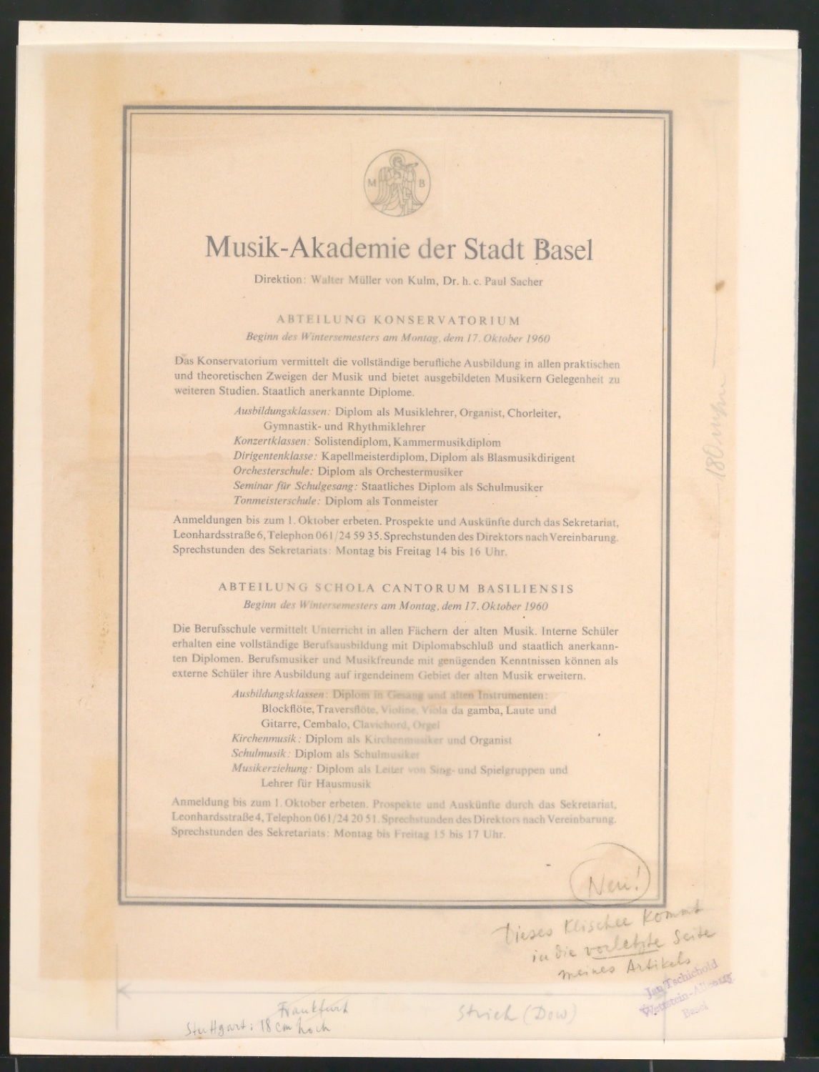 Diavorlagen für Vorträge — Blatt 3