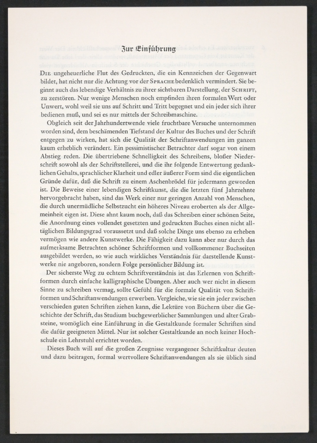 Korrekturfahnen des Textes der ersten Auflage und montierte Seiten zu Geschichte der Schrift in Bildern — Blatt 1